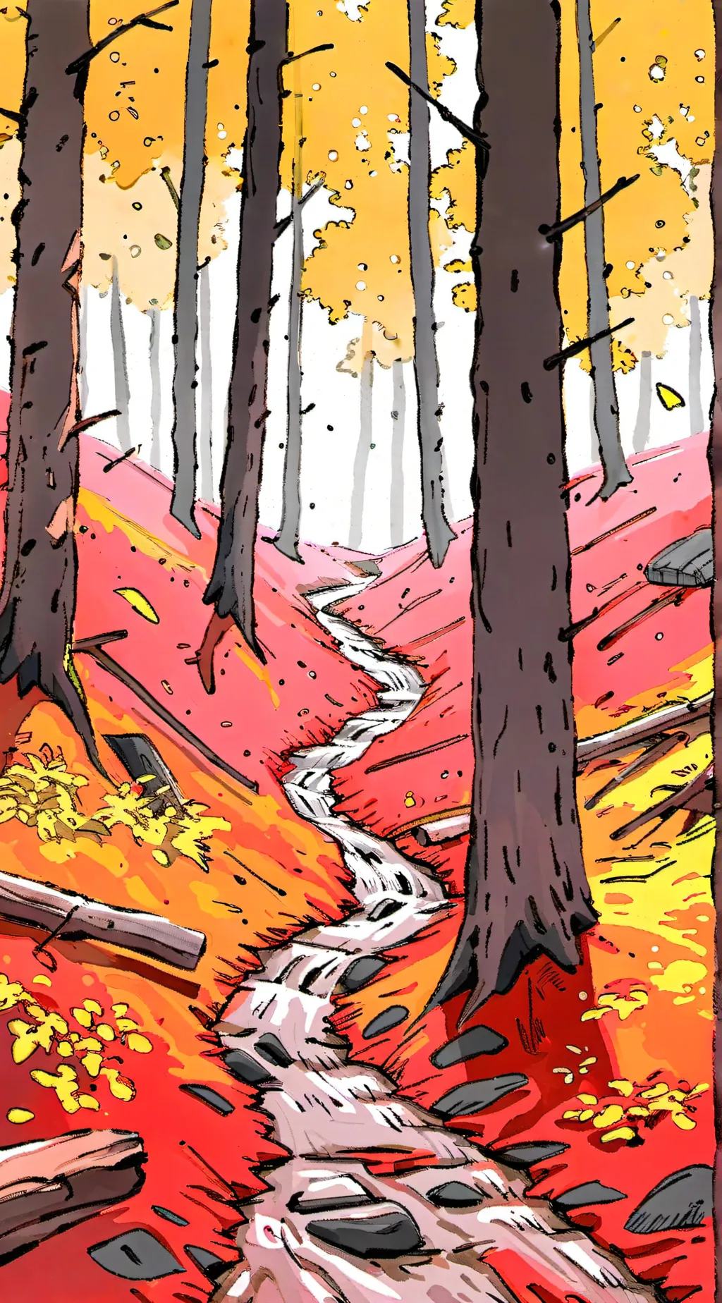 ai character: nature background