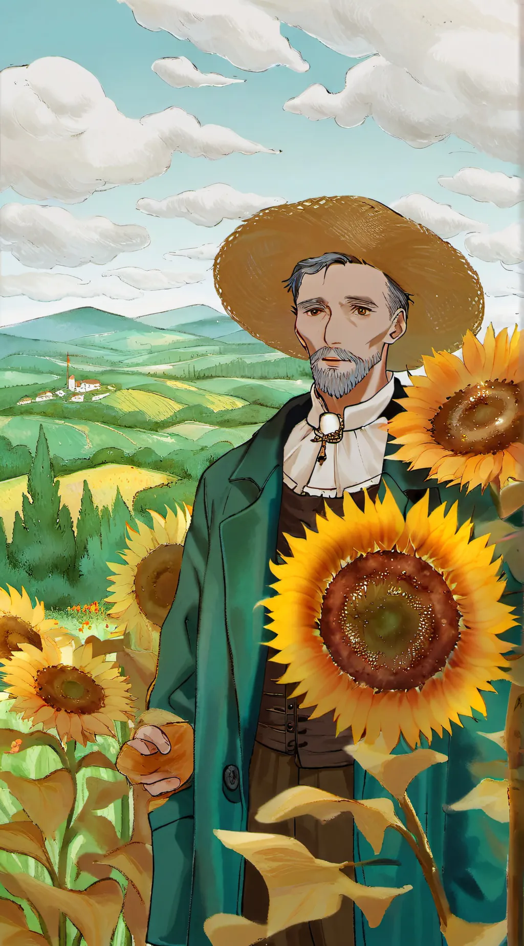 ai character: ouzao background