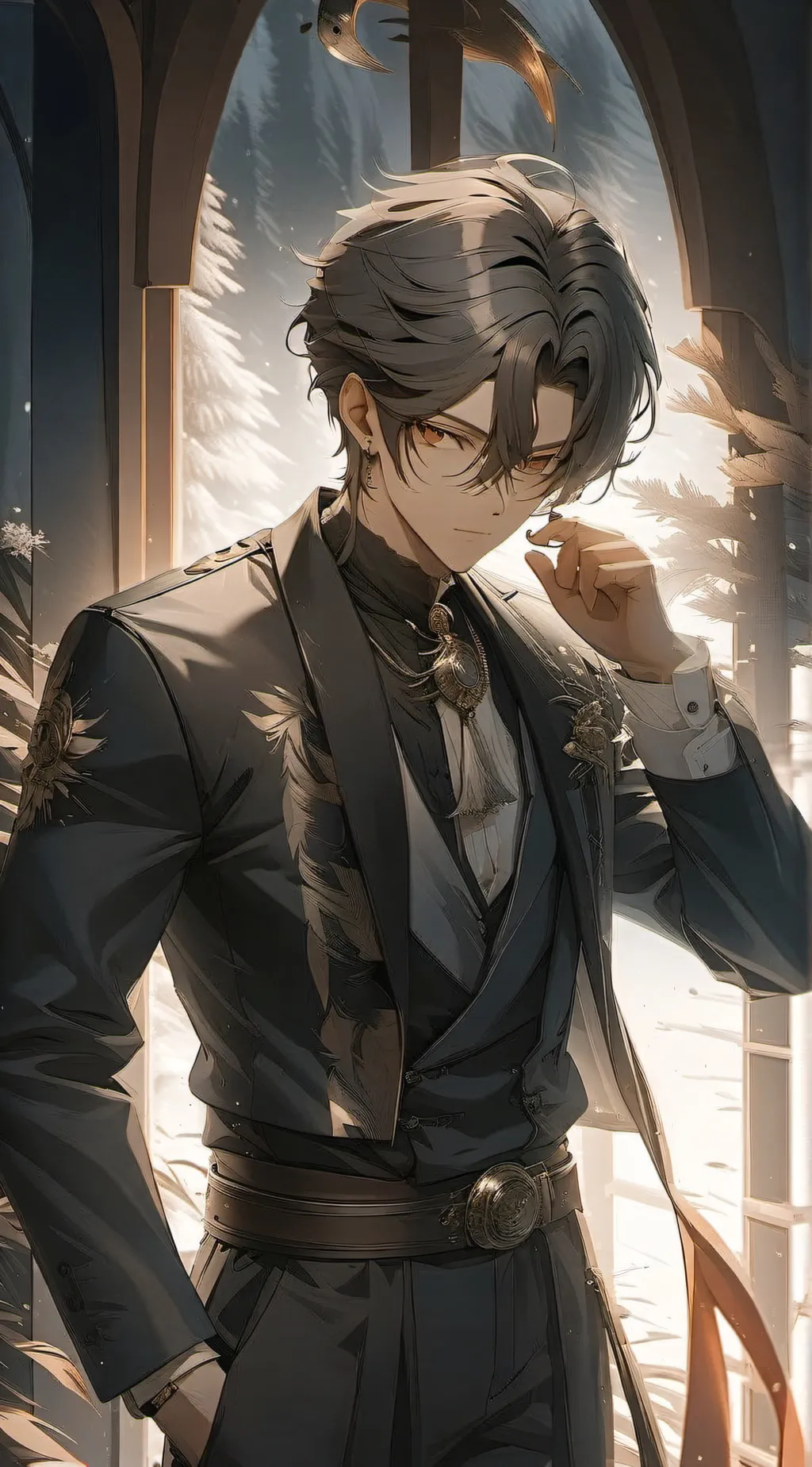 ai character: Raven background