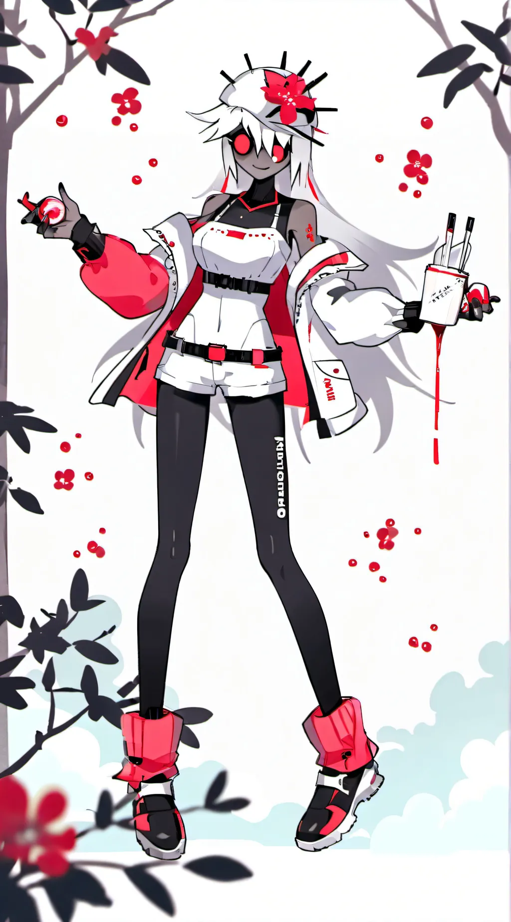 ai character: vaggie  background