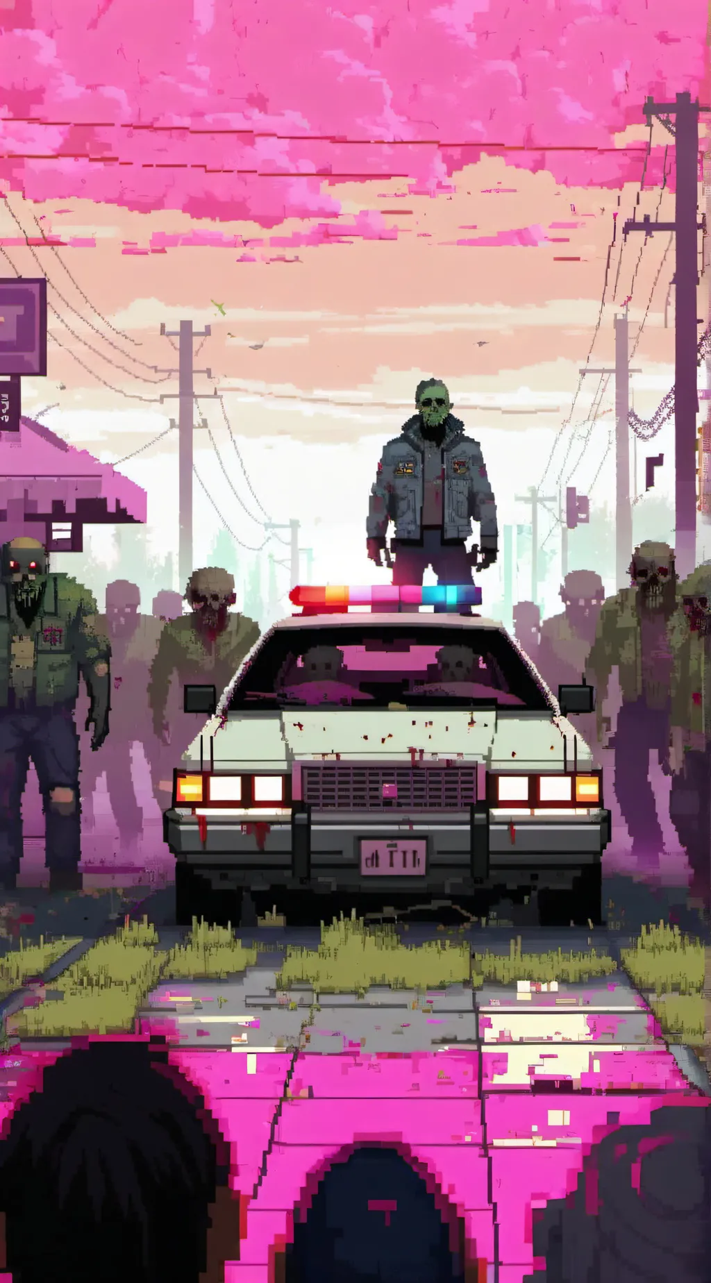 ai character: zombie apocalypse background