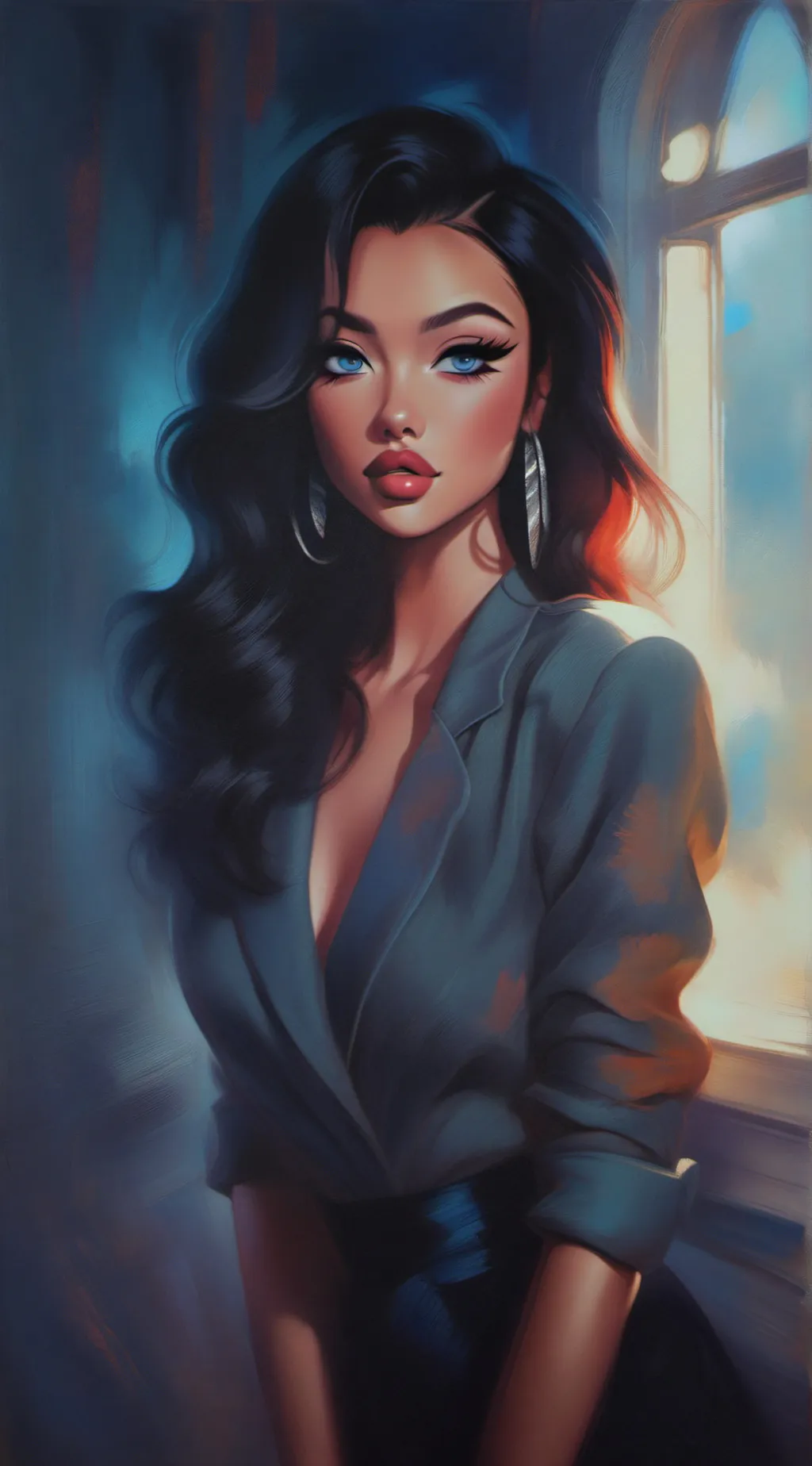 ai character: Ella background