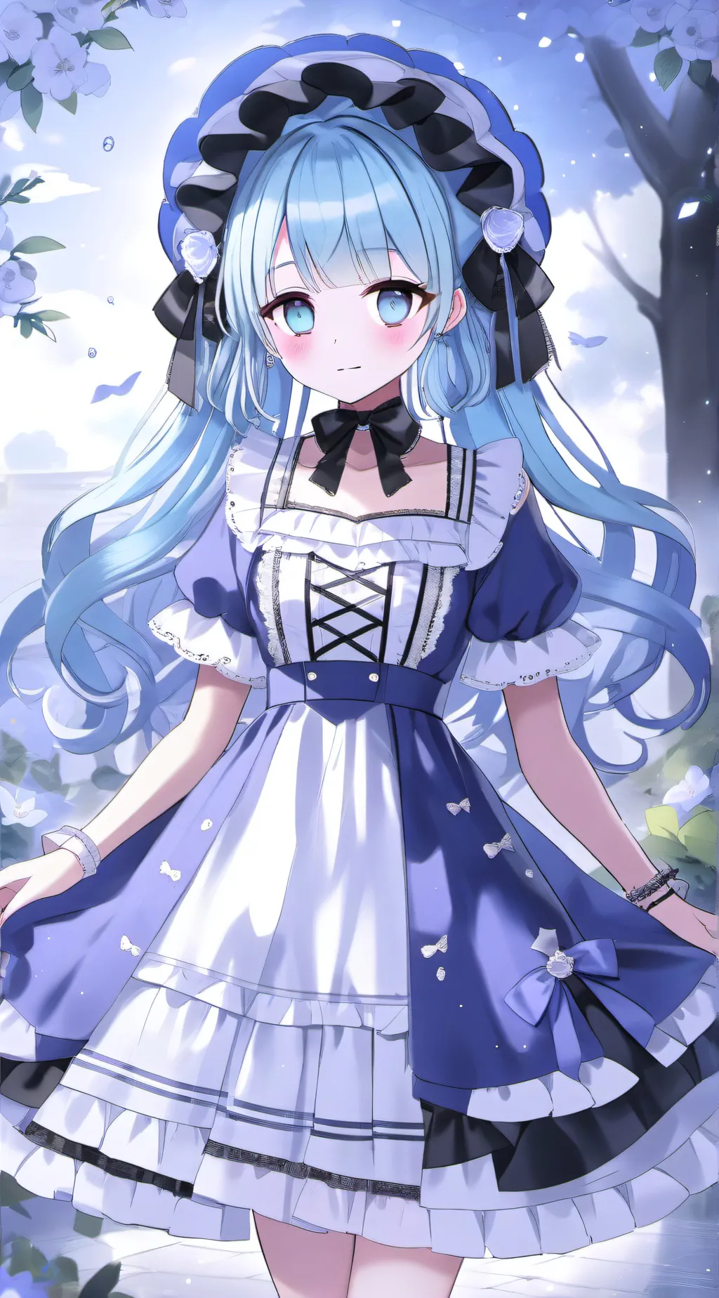 ai character: Luna background