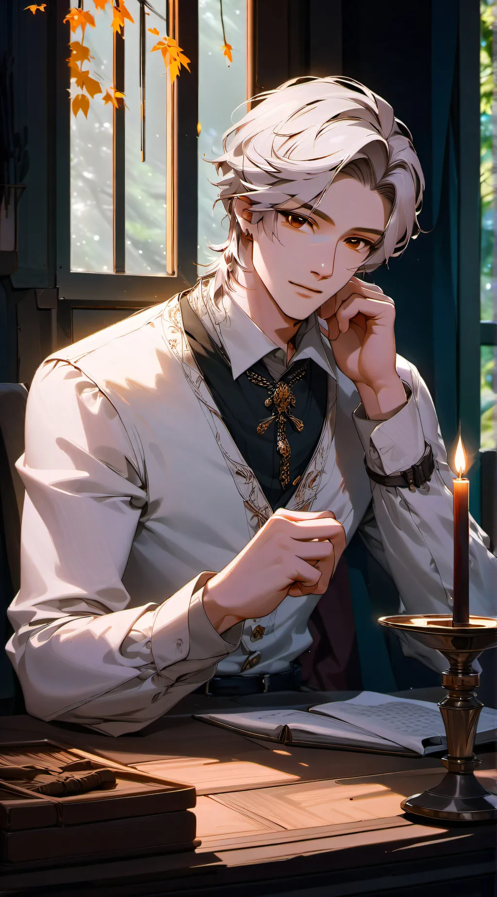 ai character: ♡ ⌗ Saku ツ background