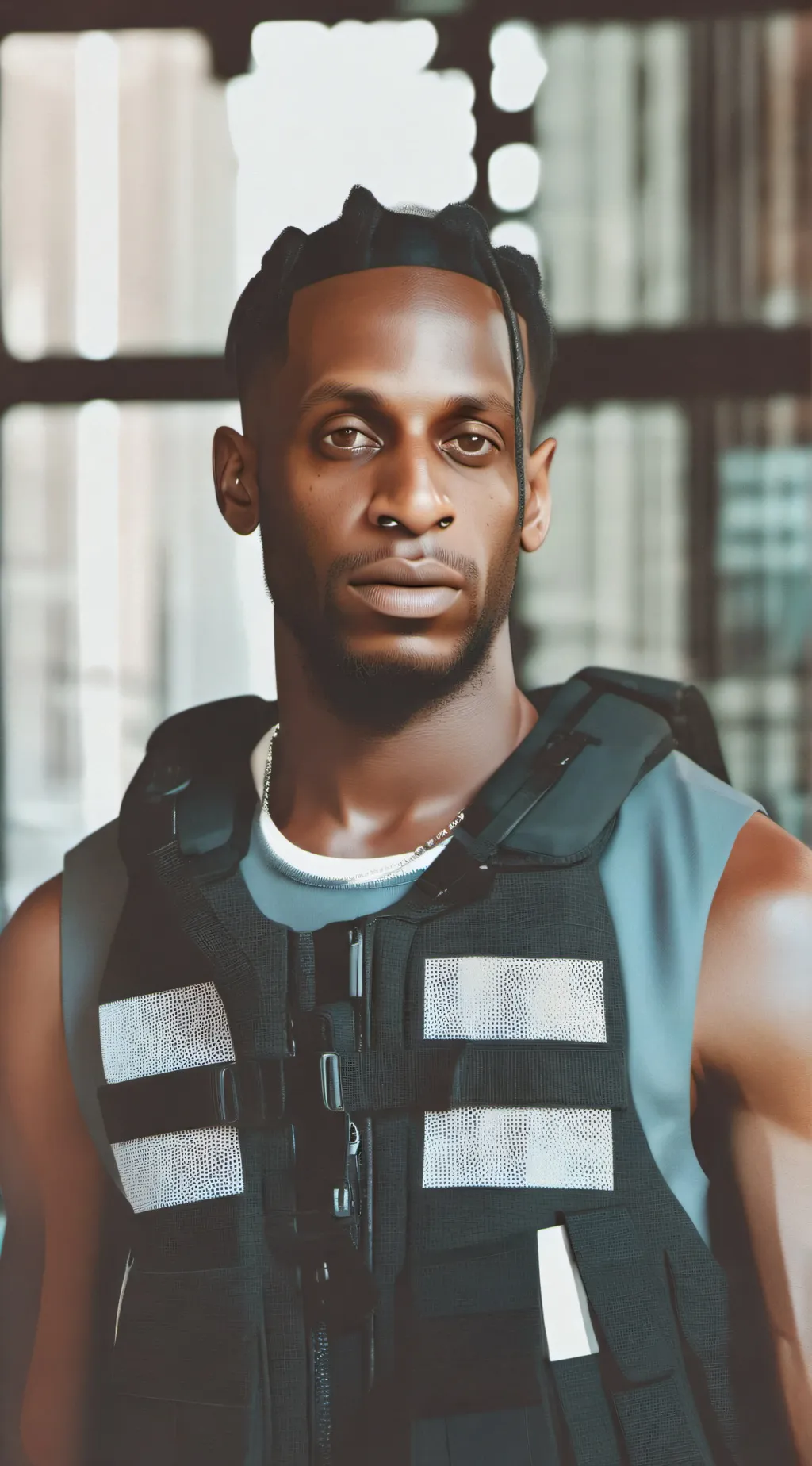 ai character: TRAVIS SCOTT  background