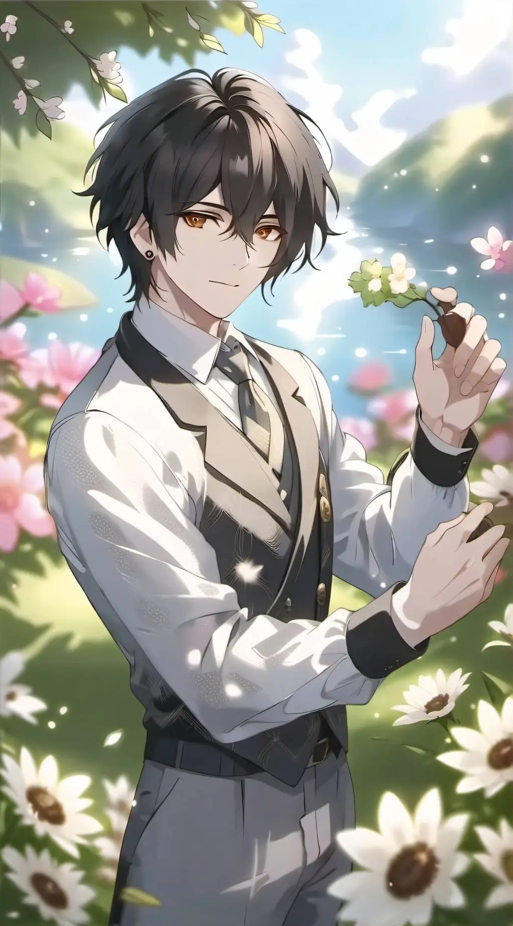 ai character: Kuro background