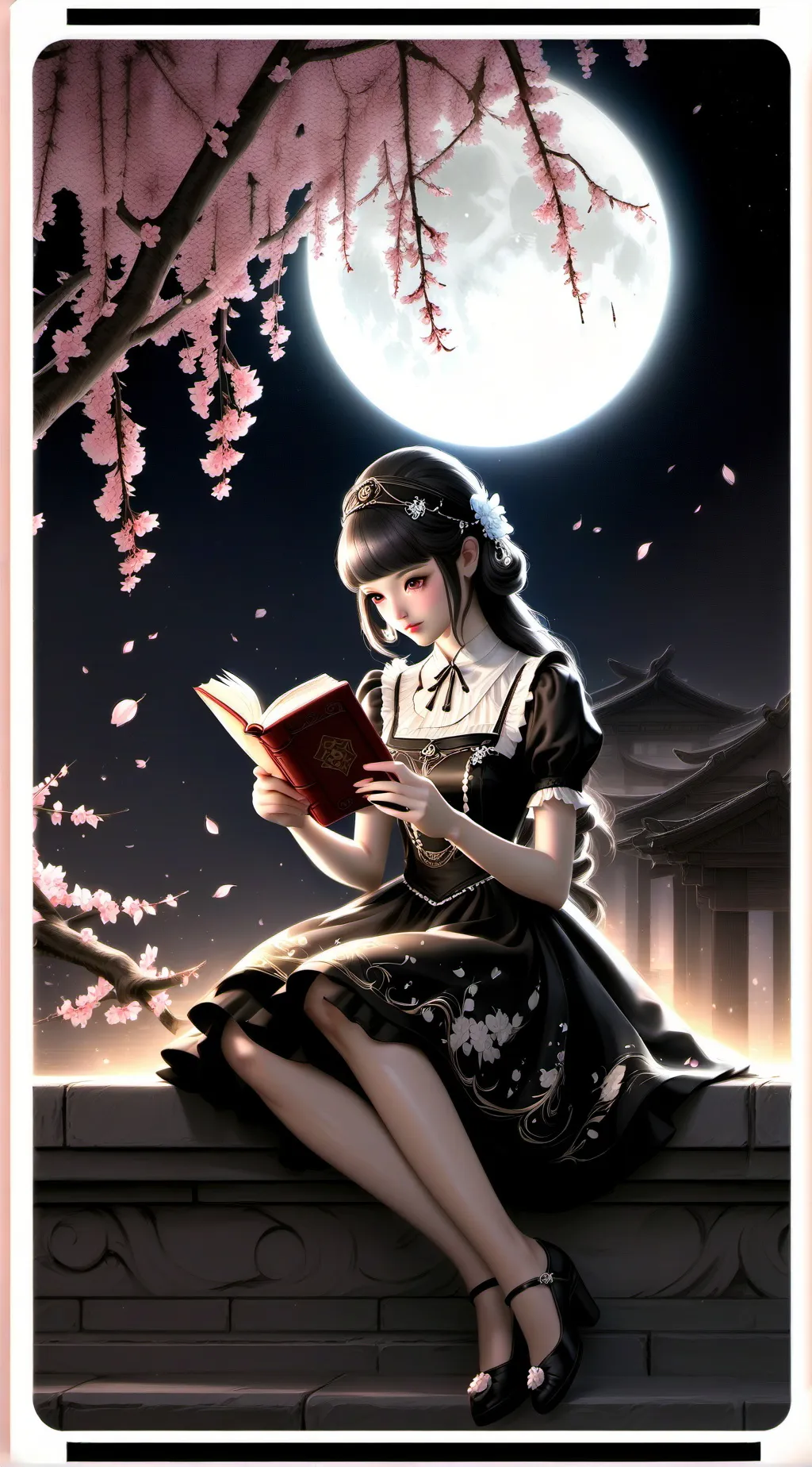 ai character: HH late night read background