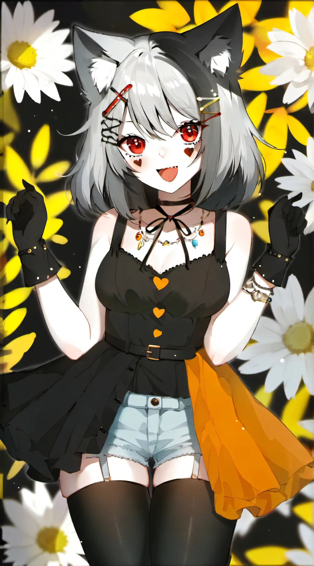 ai character: Mia the cat background