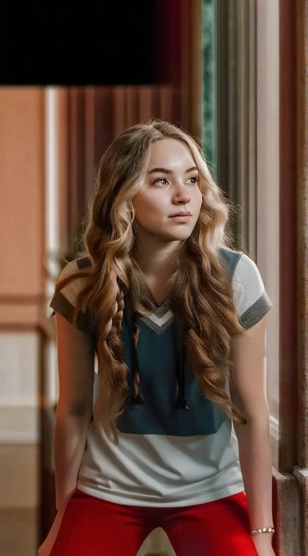 ai character: Girl meets world background