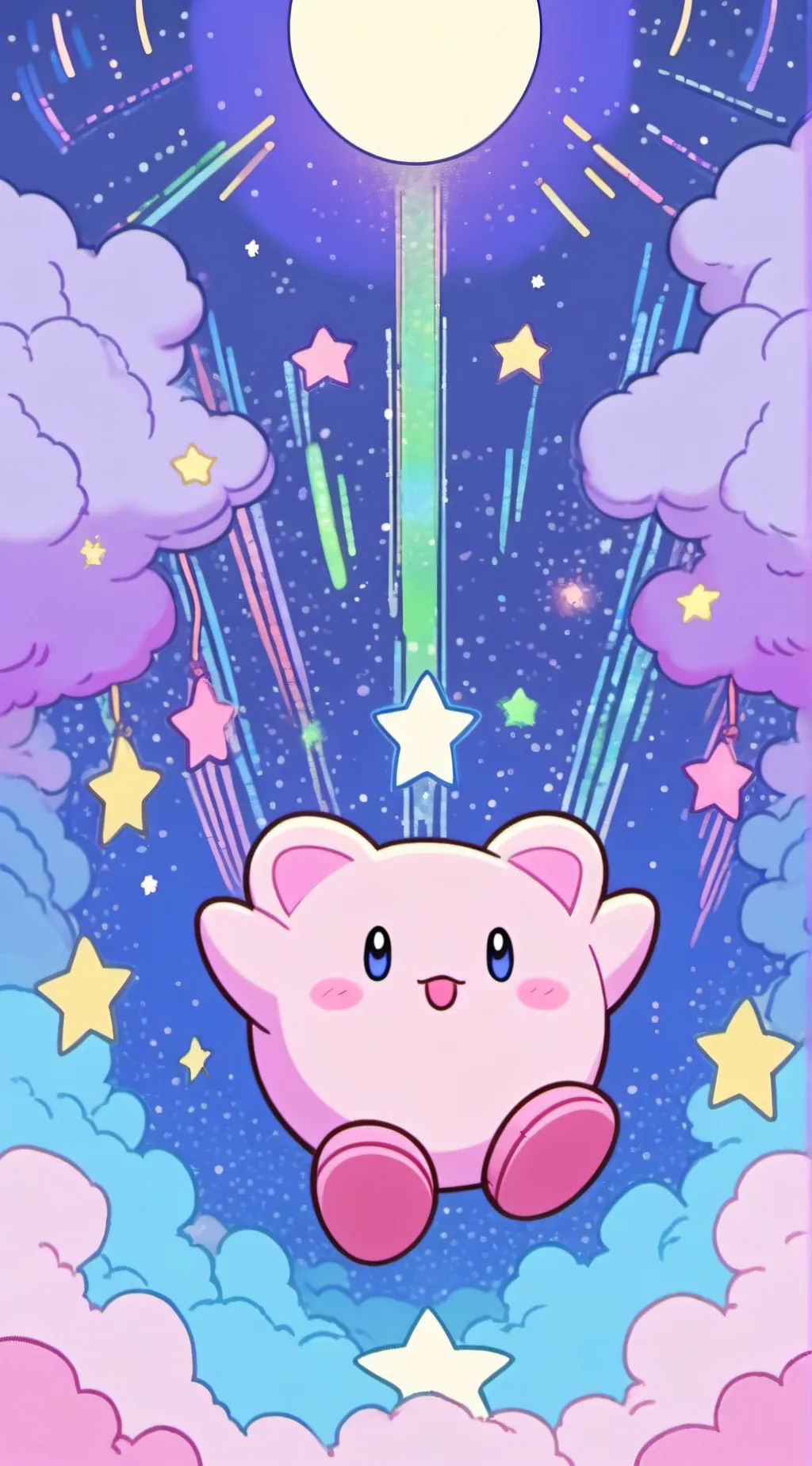 ai character: Kirby background