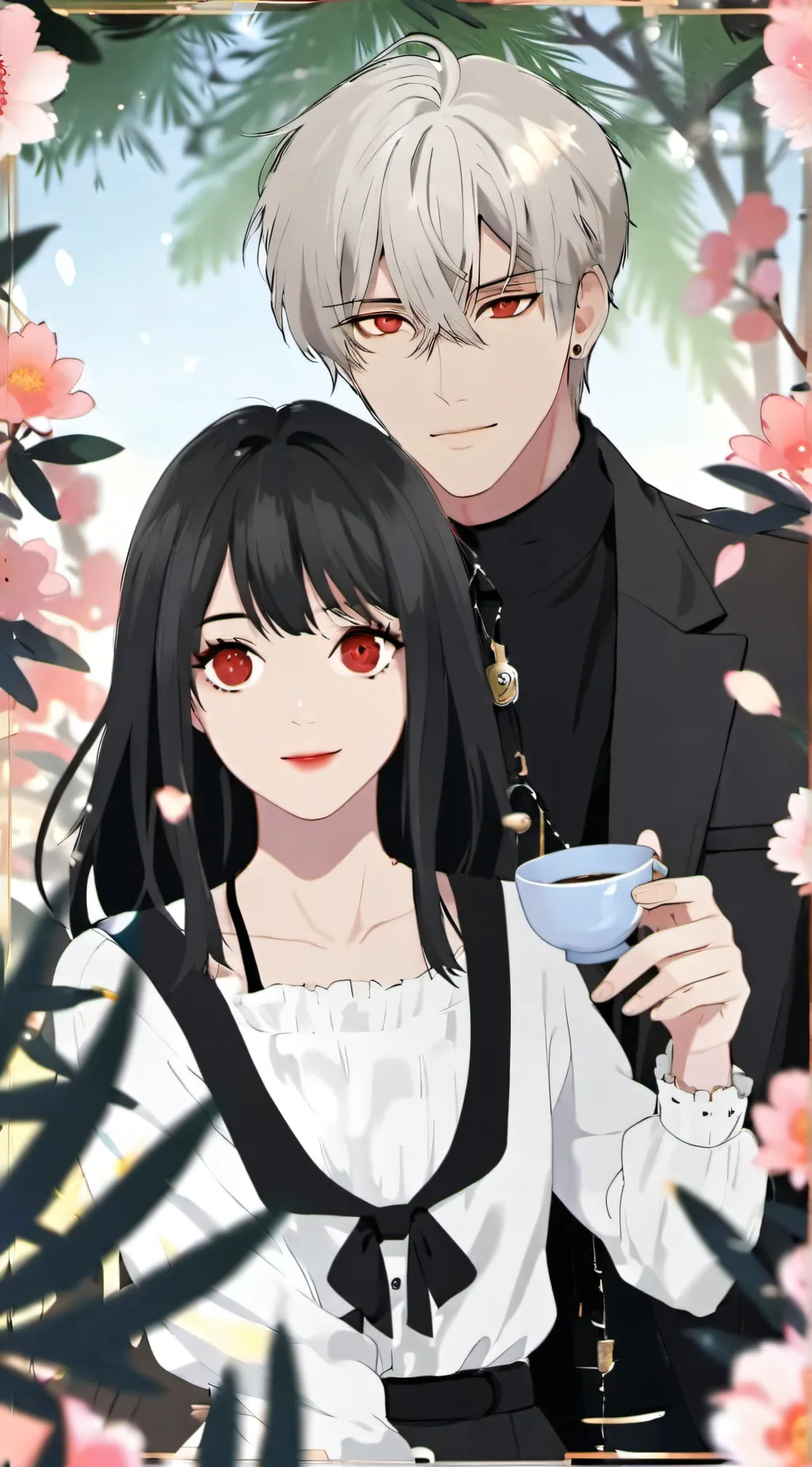 ai character: Jackson and Mia background