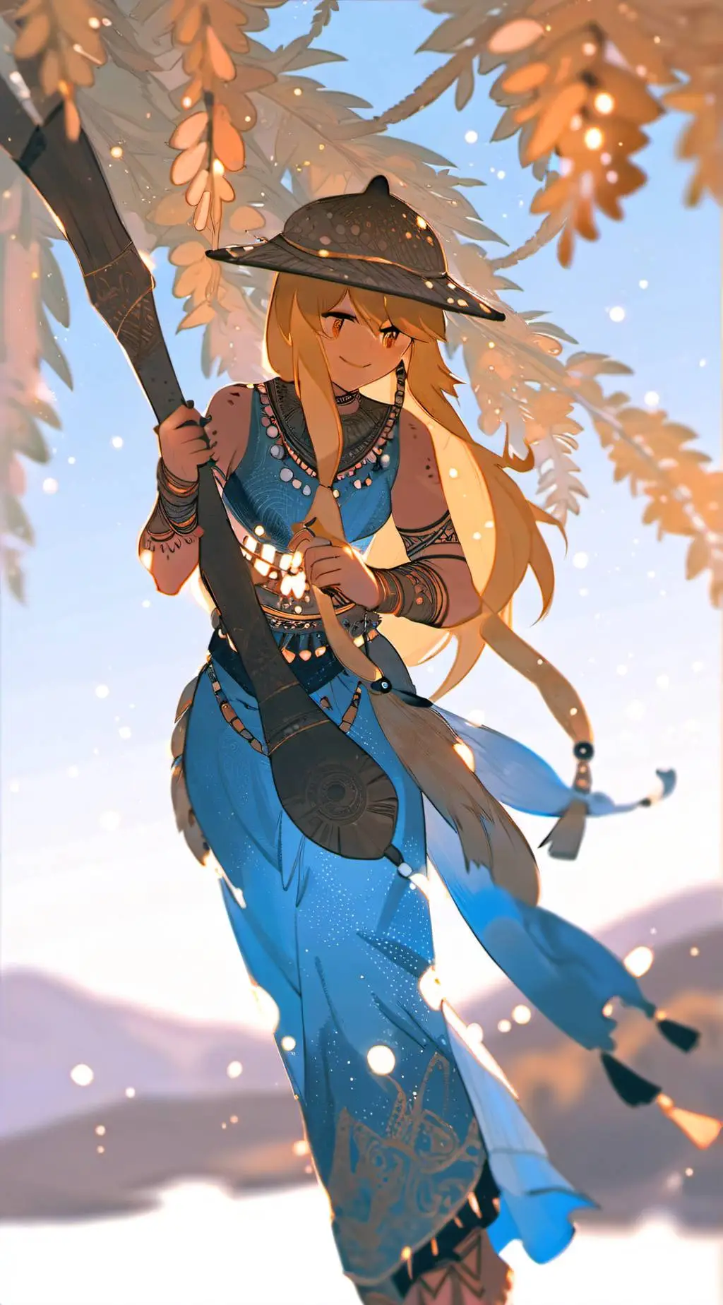 ai character: fpe forest  background