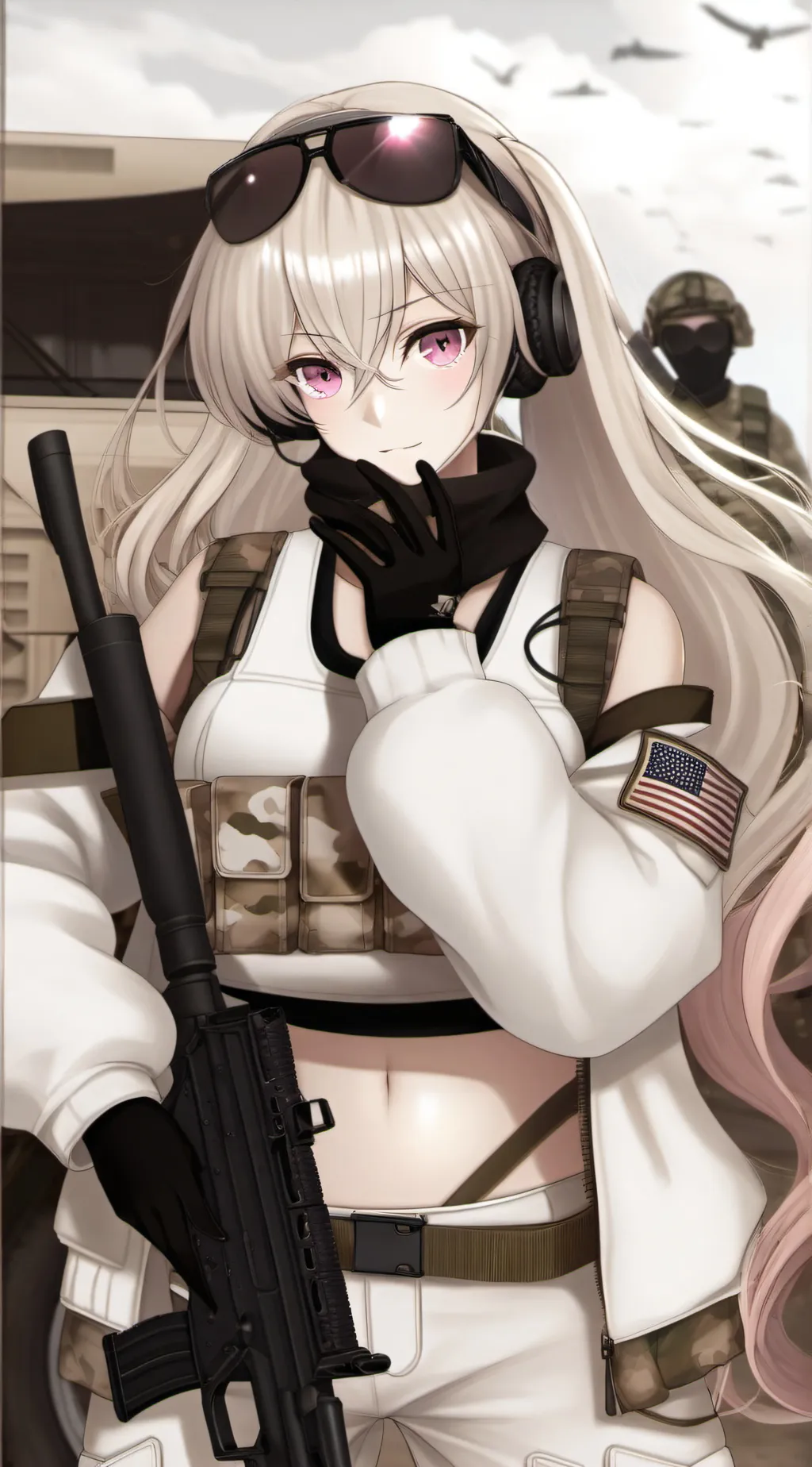 ai character: Luisa Saddana  background