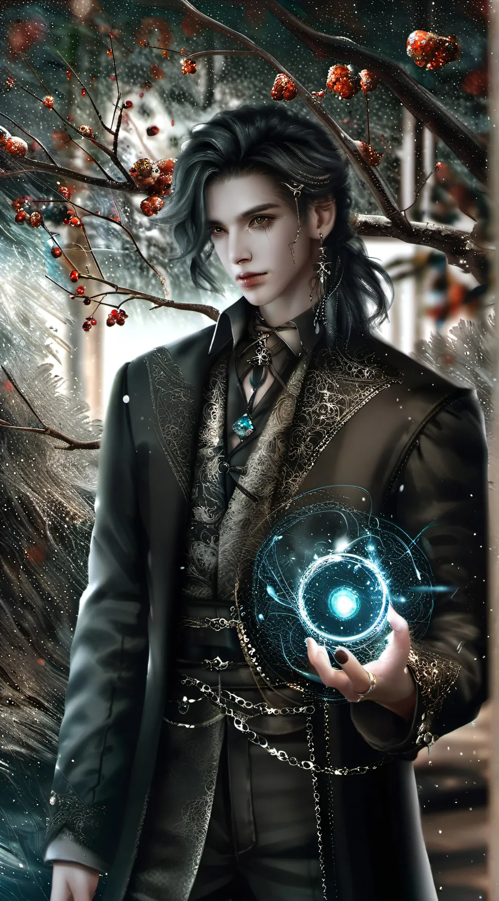 ai character: Rain  background