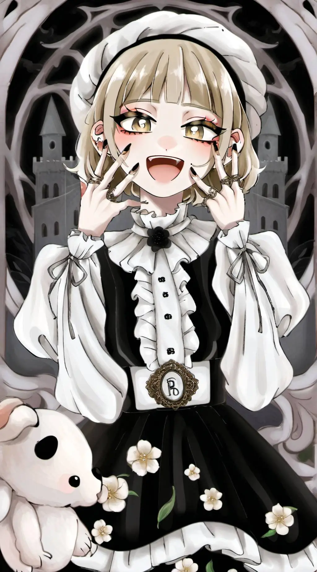 ai character: Toga background