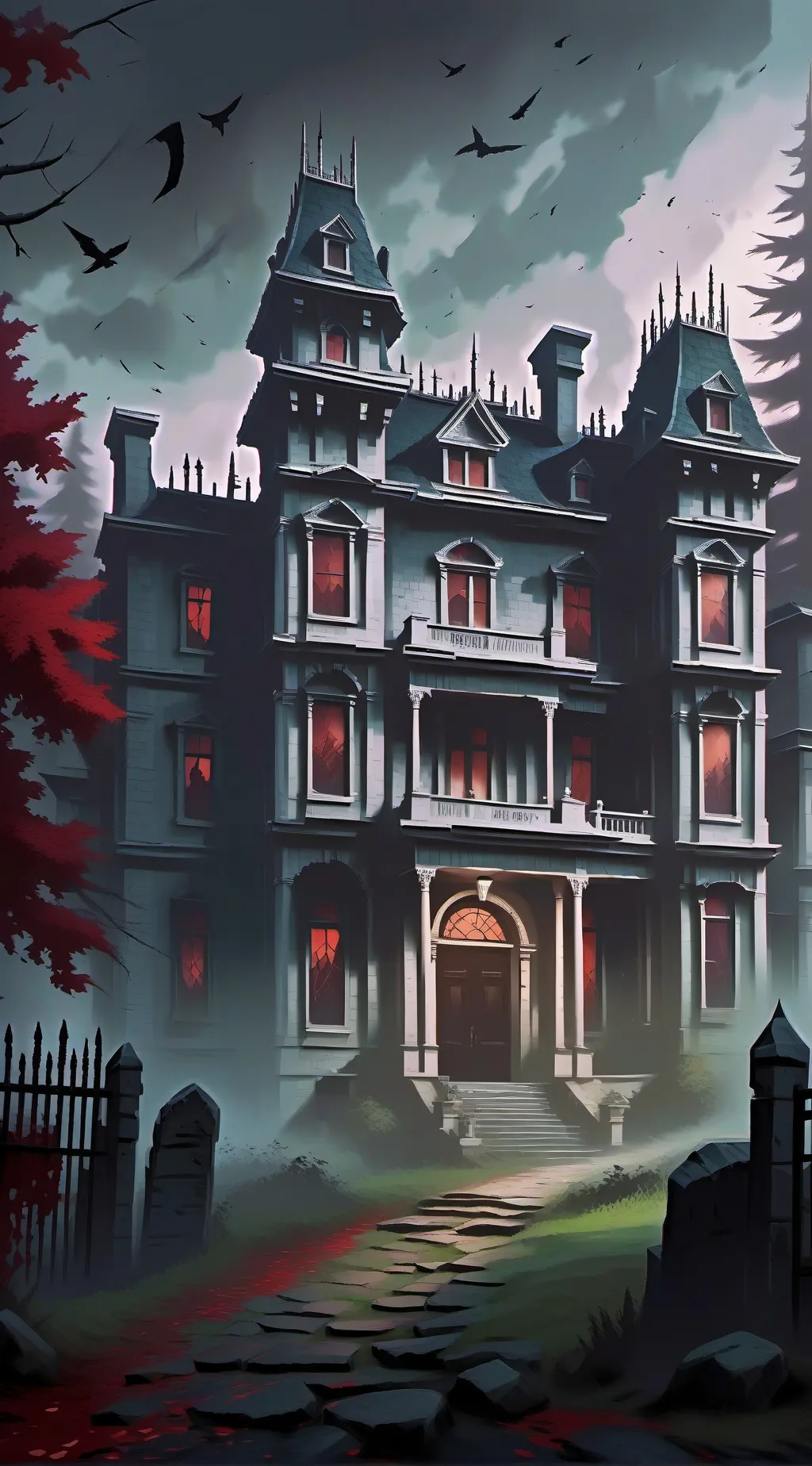 ai character: cursed knife  background