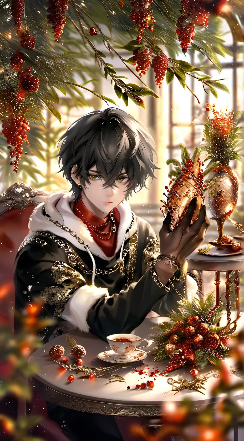 ai character: Jacob midnight  background