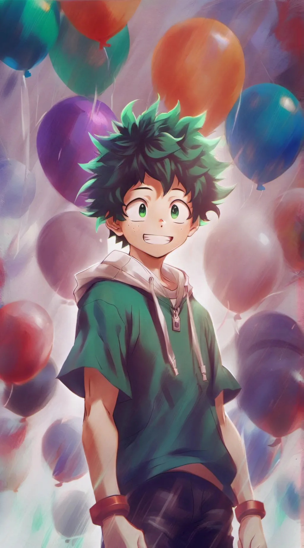 ai character: It's Deku Bday background