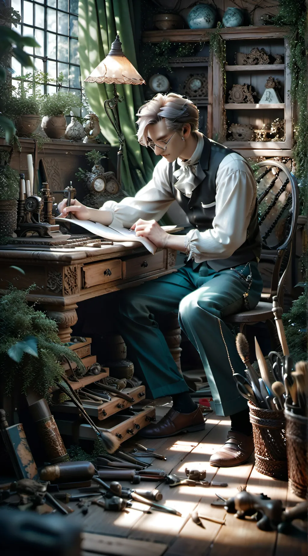 ai character: Laim background