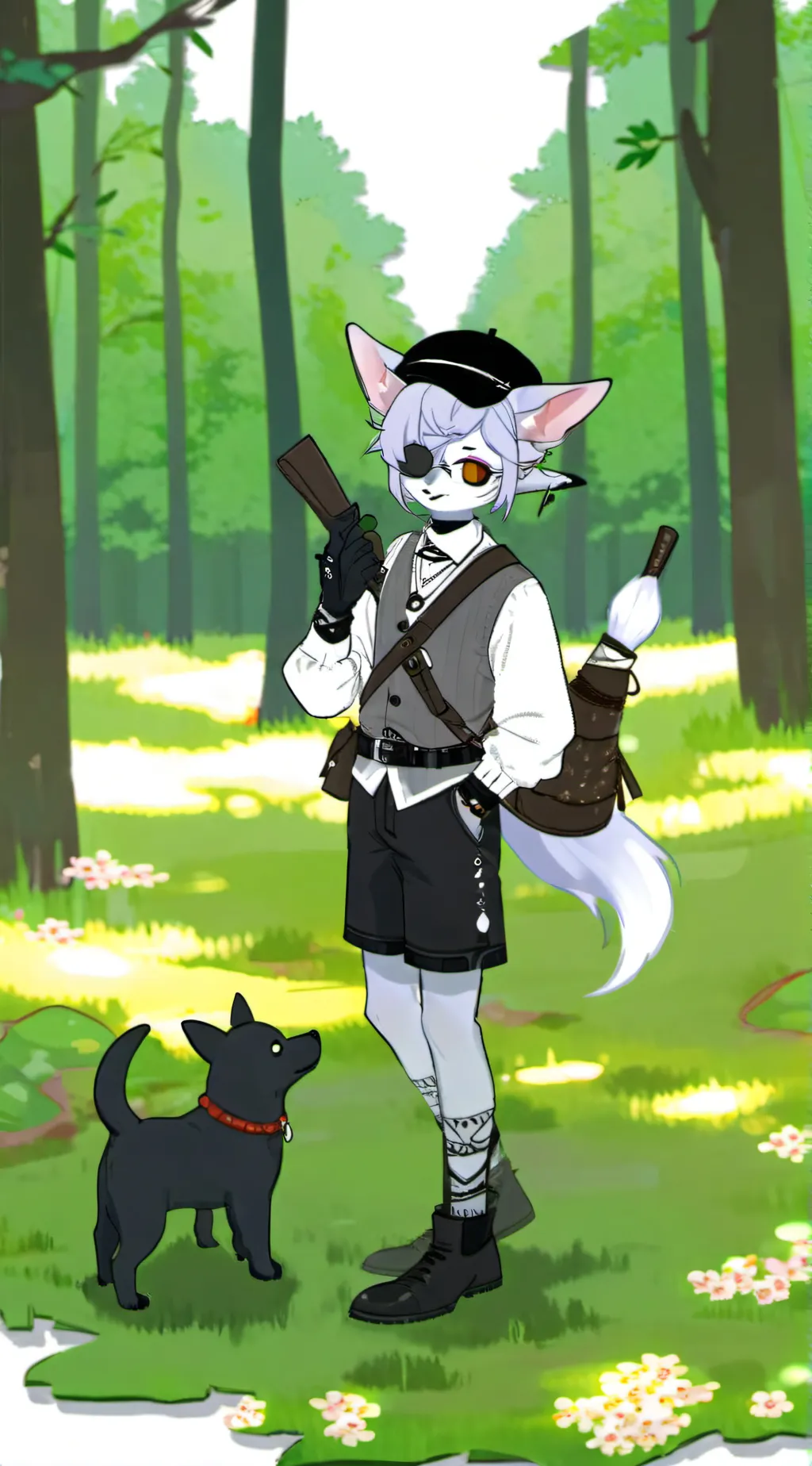 ai character: Sir ando  background