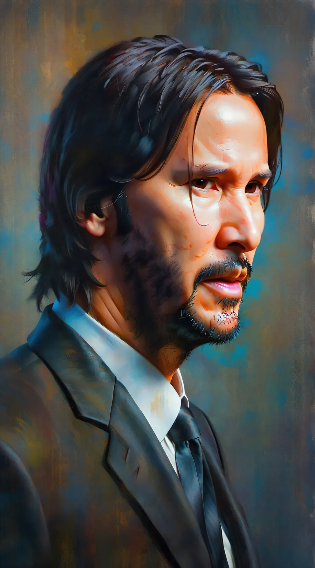ai character: John wick  background