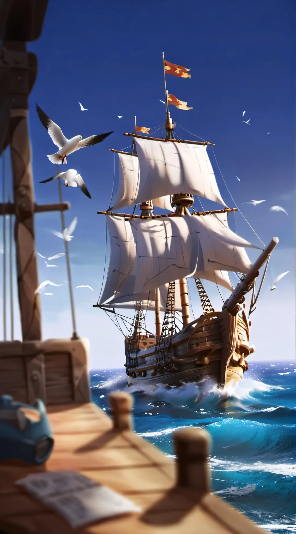 ai character: One Piece × My oc background