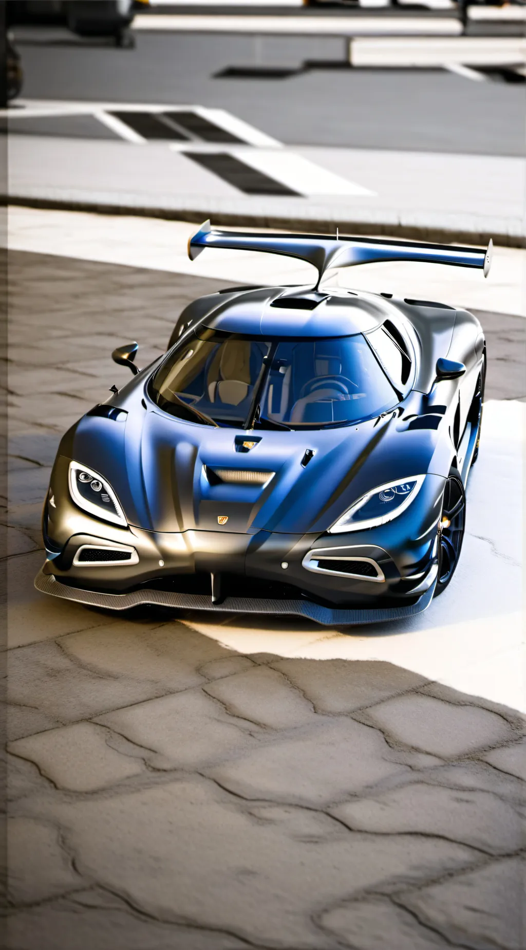 ai character: Koenigsegg agera background