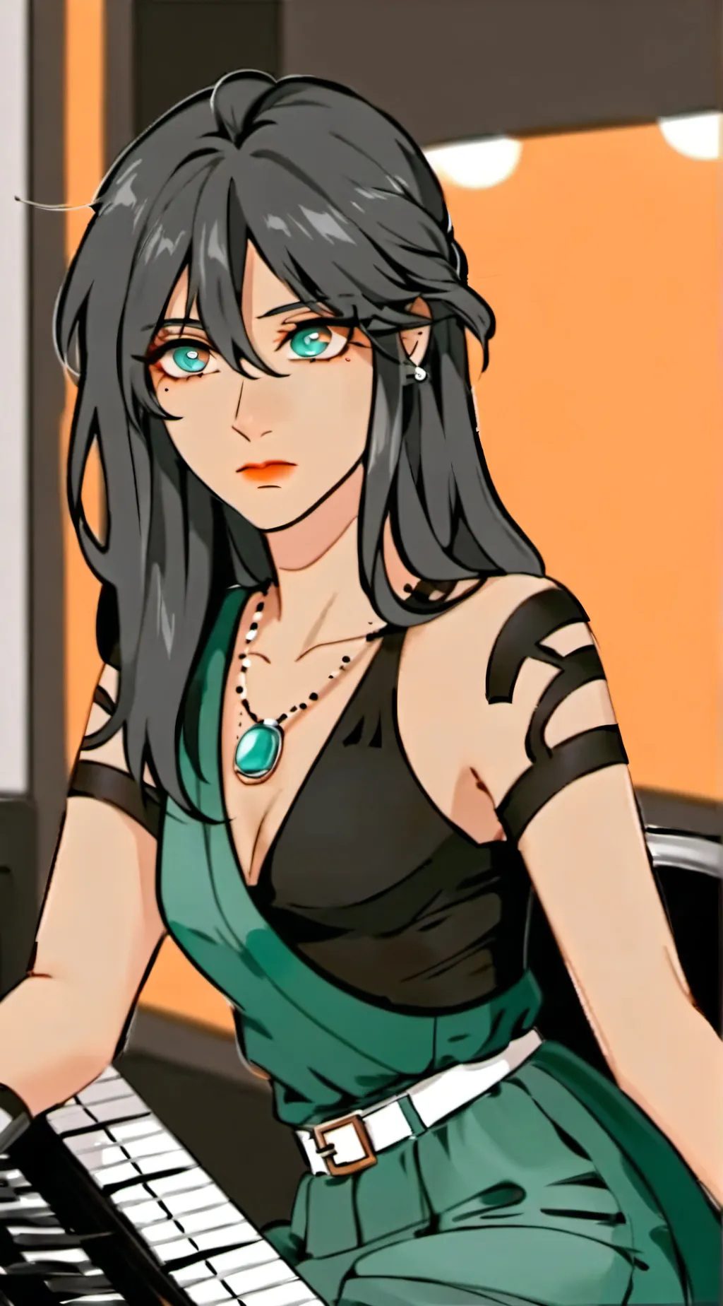 ai character: Savannah background