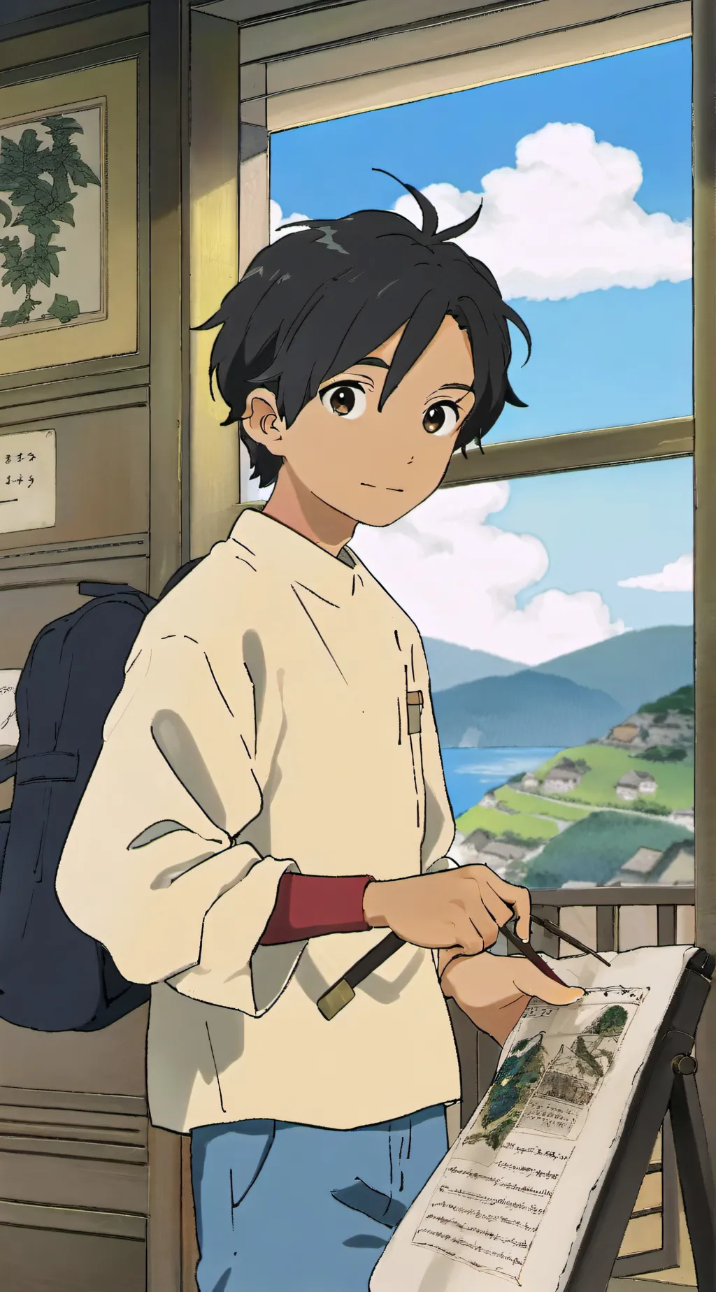 ai character: the little kid  background