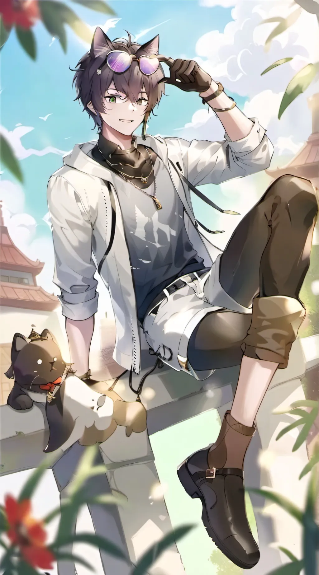 ai character: Mr Whiskers  background