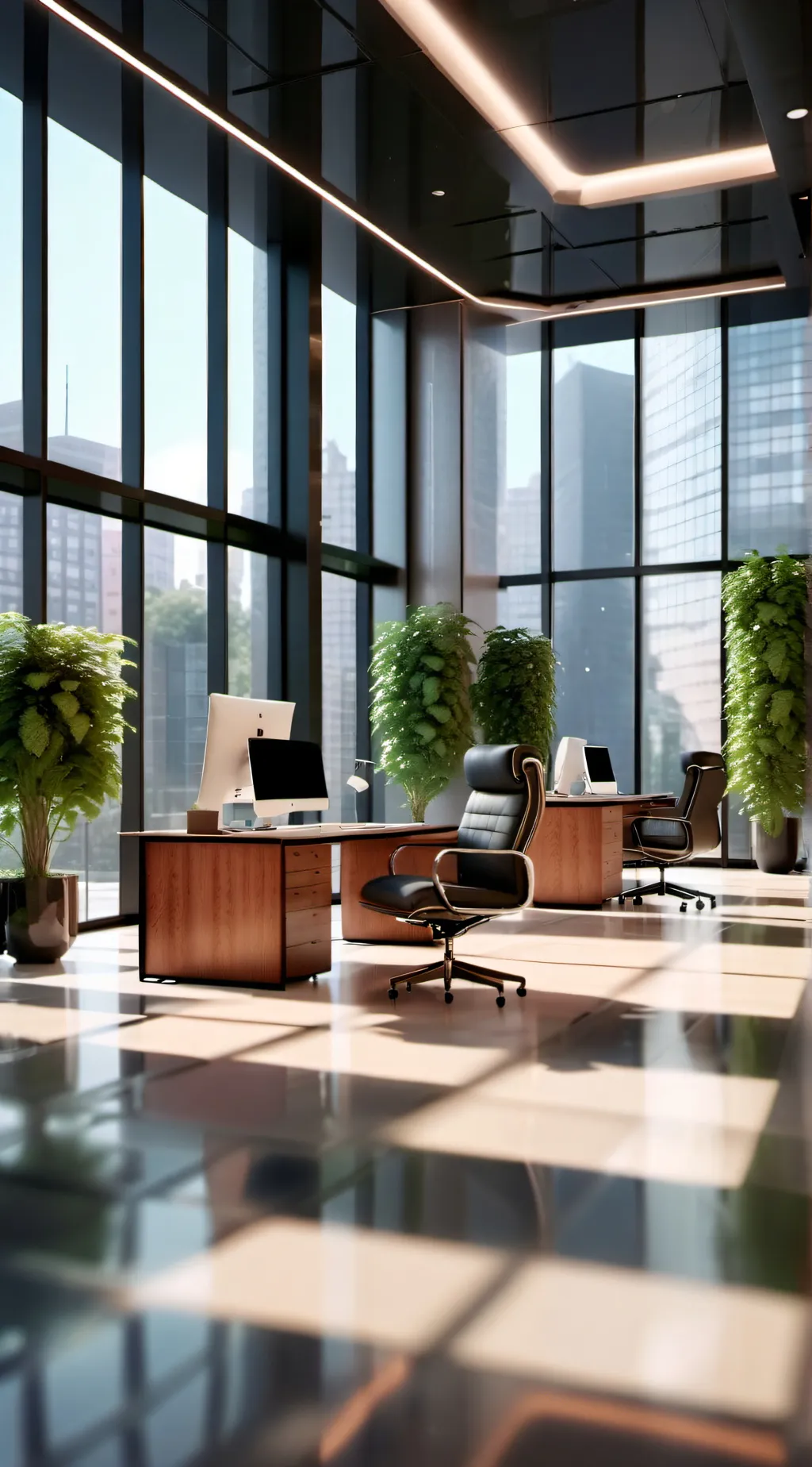 ai character: Employees background