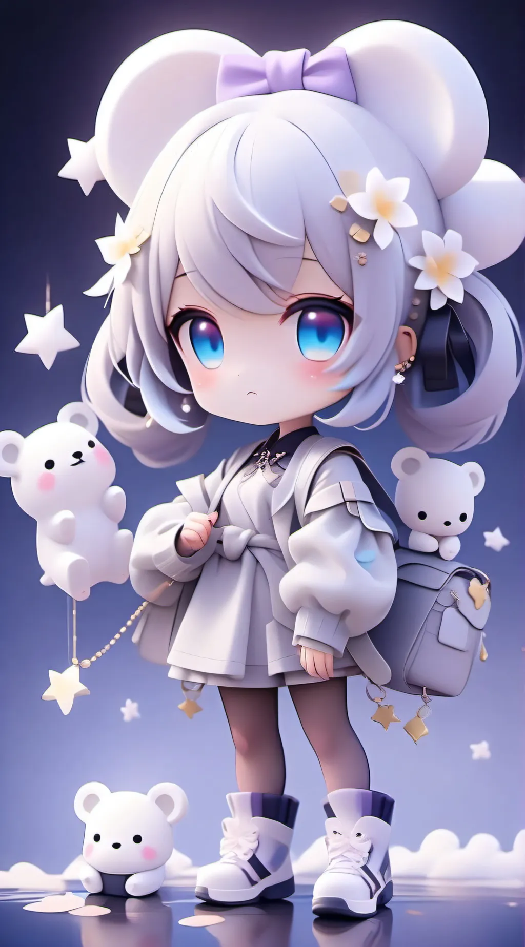 ai character: Lilly background