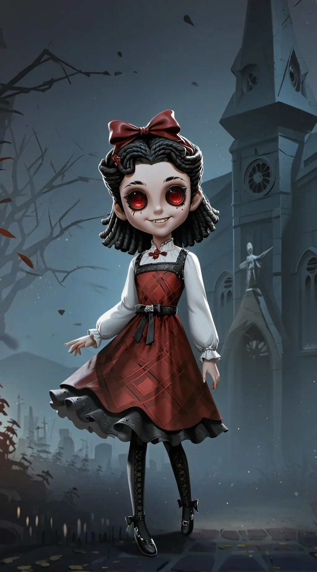 ai character: Little Doll background
