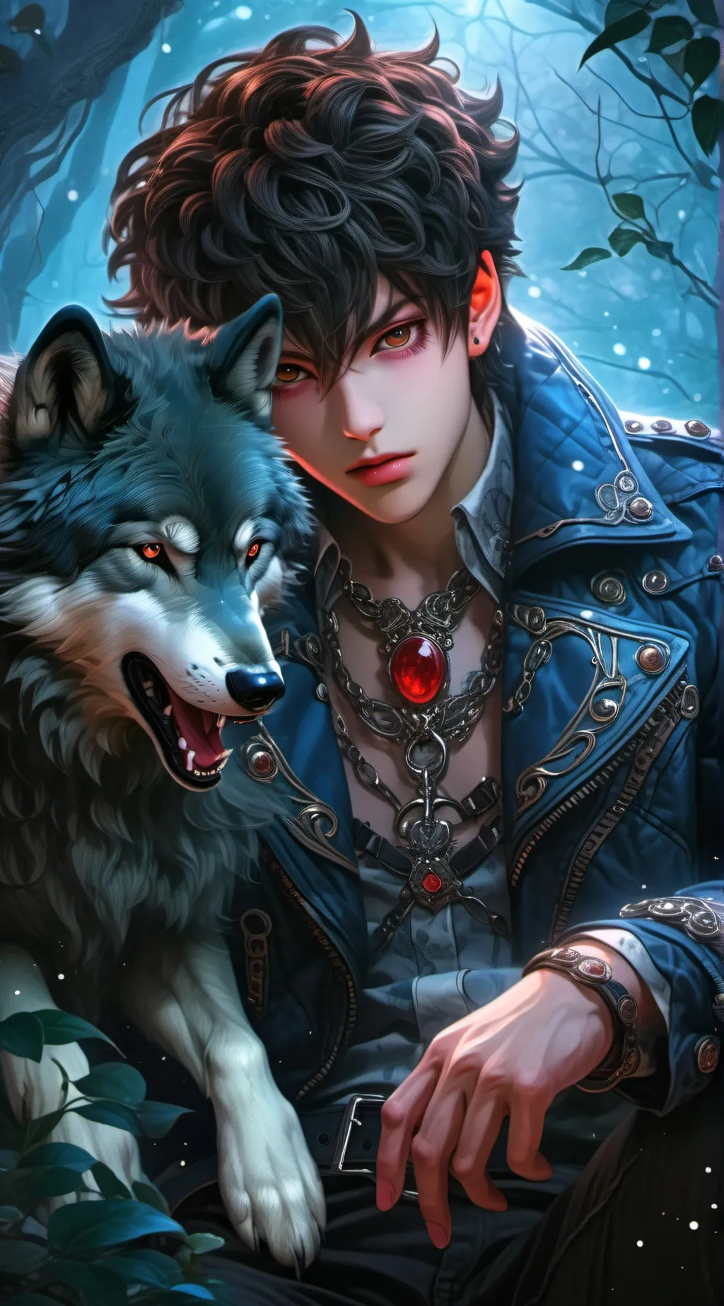 ai character: *Garrett• background