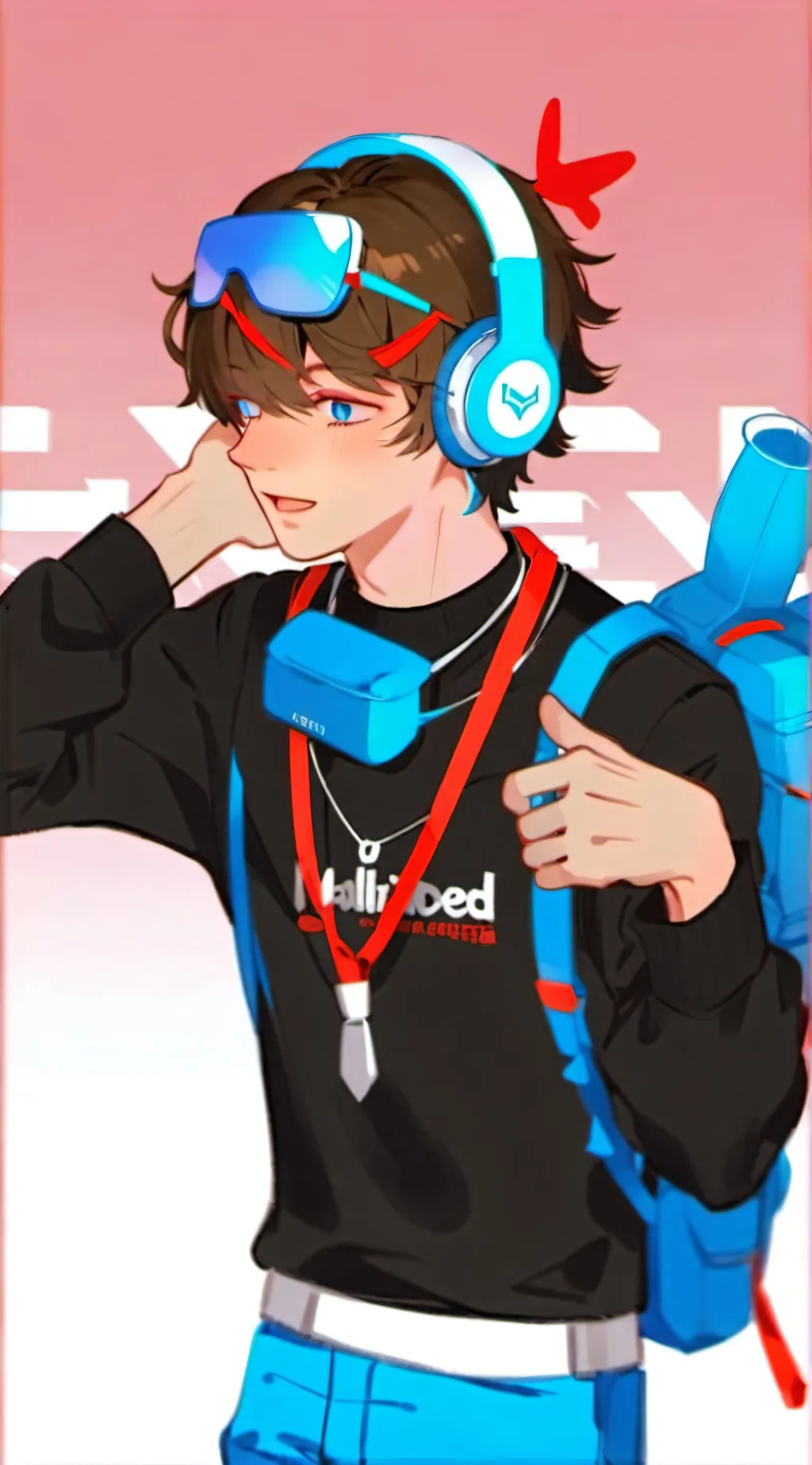 ai character: Chillz MM2 YTber background