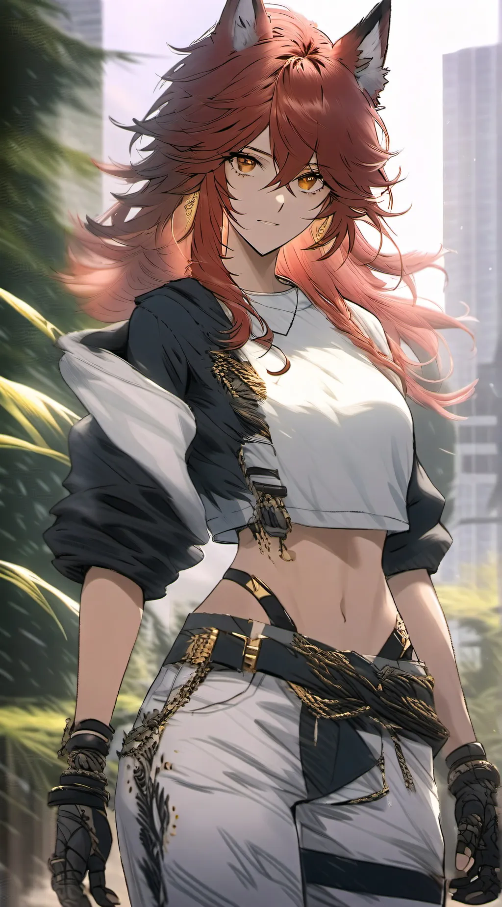 ai character: Flare background