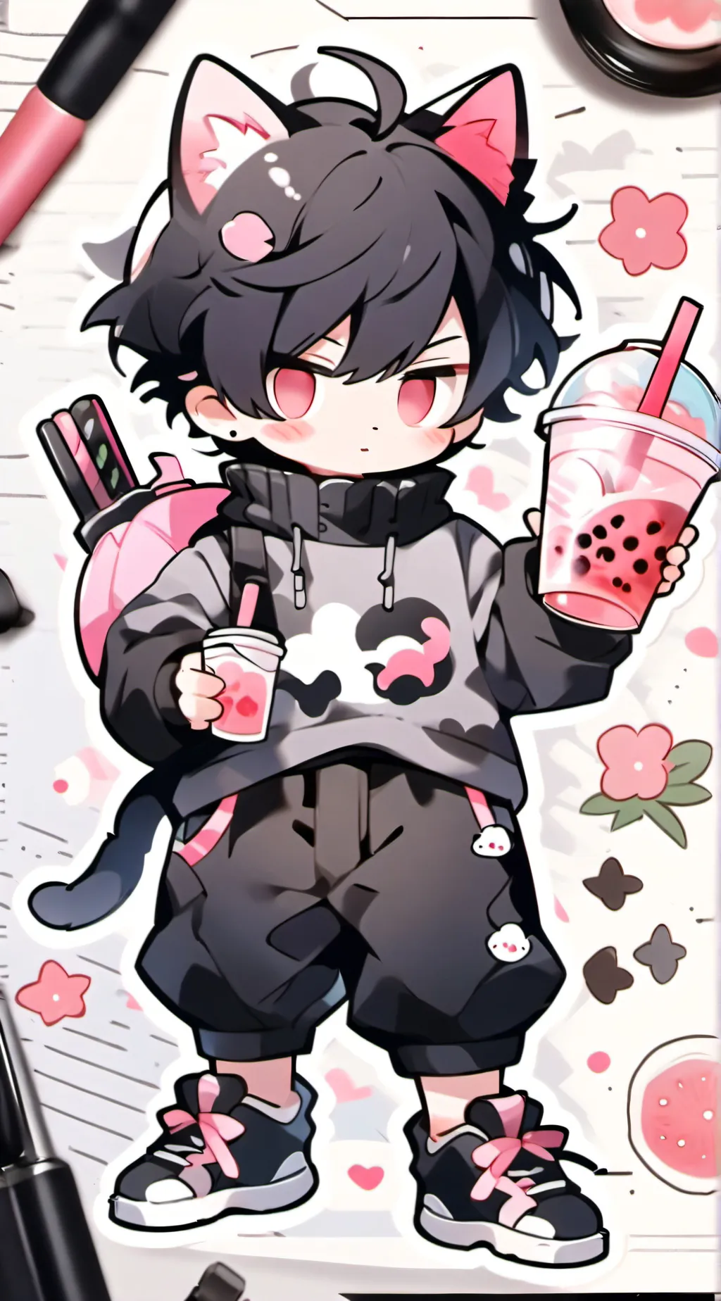 ai character: Midnight background