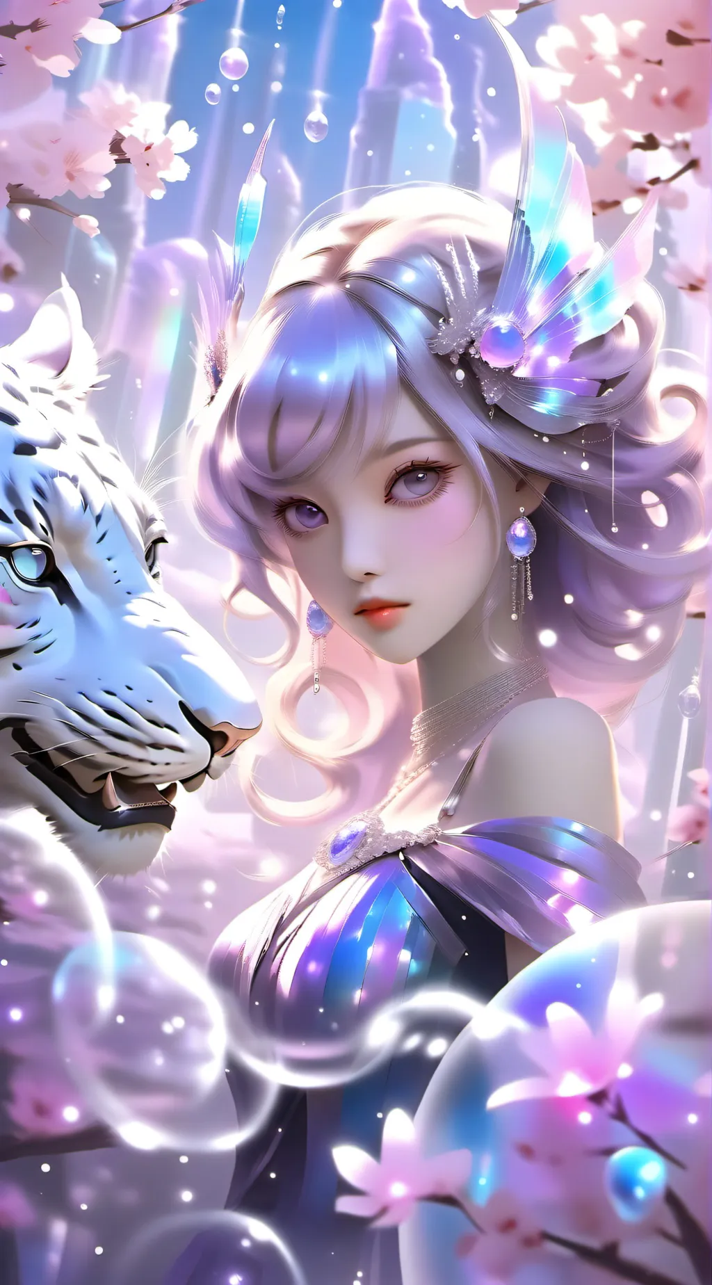 ai character: Tiger and Lily background