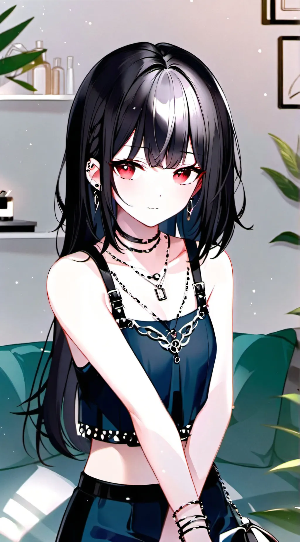 ai character: Blossom background