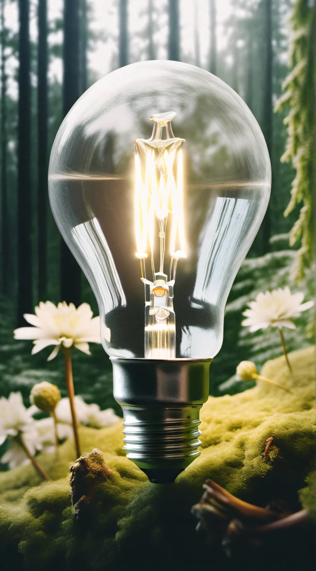 ai character: BULB 3.  background