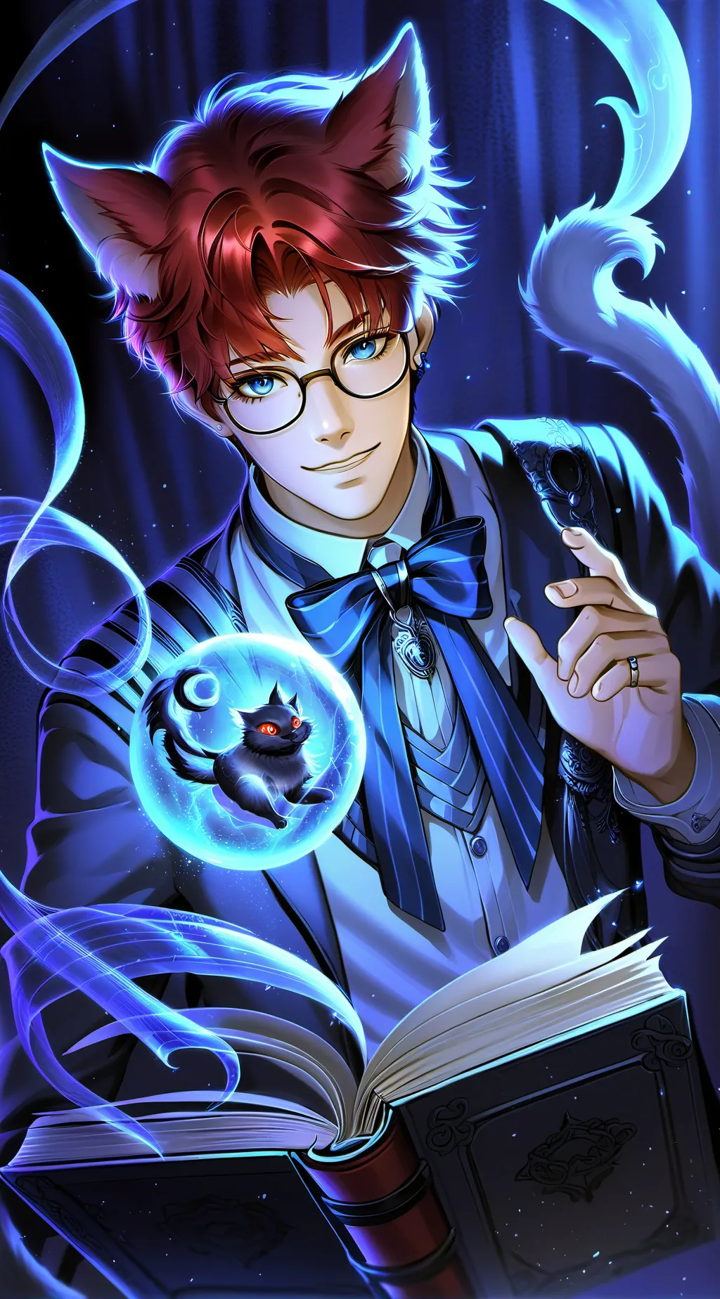 ai character: Leo background