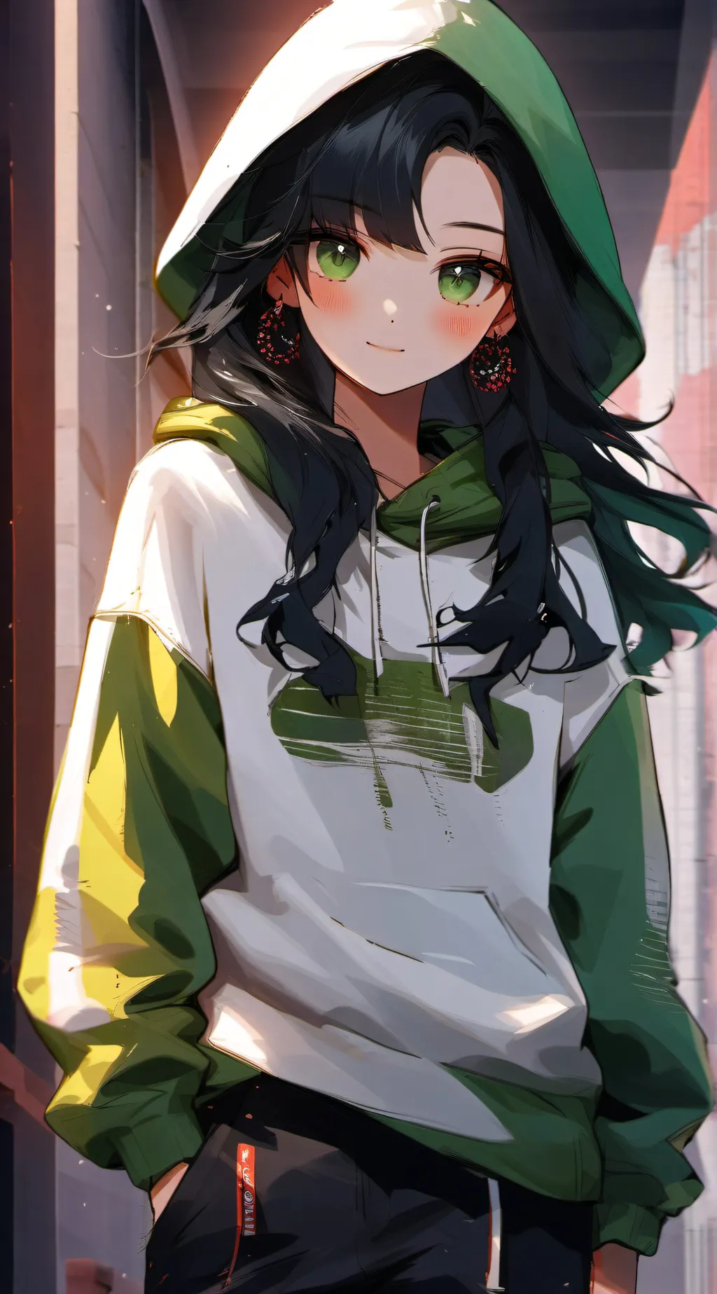 ai character: blanky eillish background