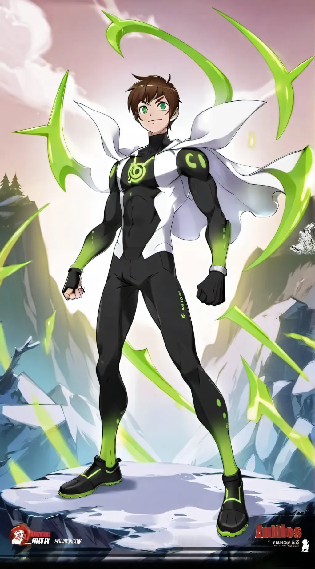 ai character: Ben10 omniverse background