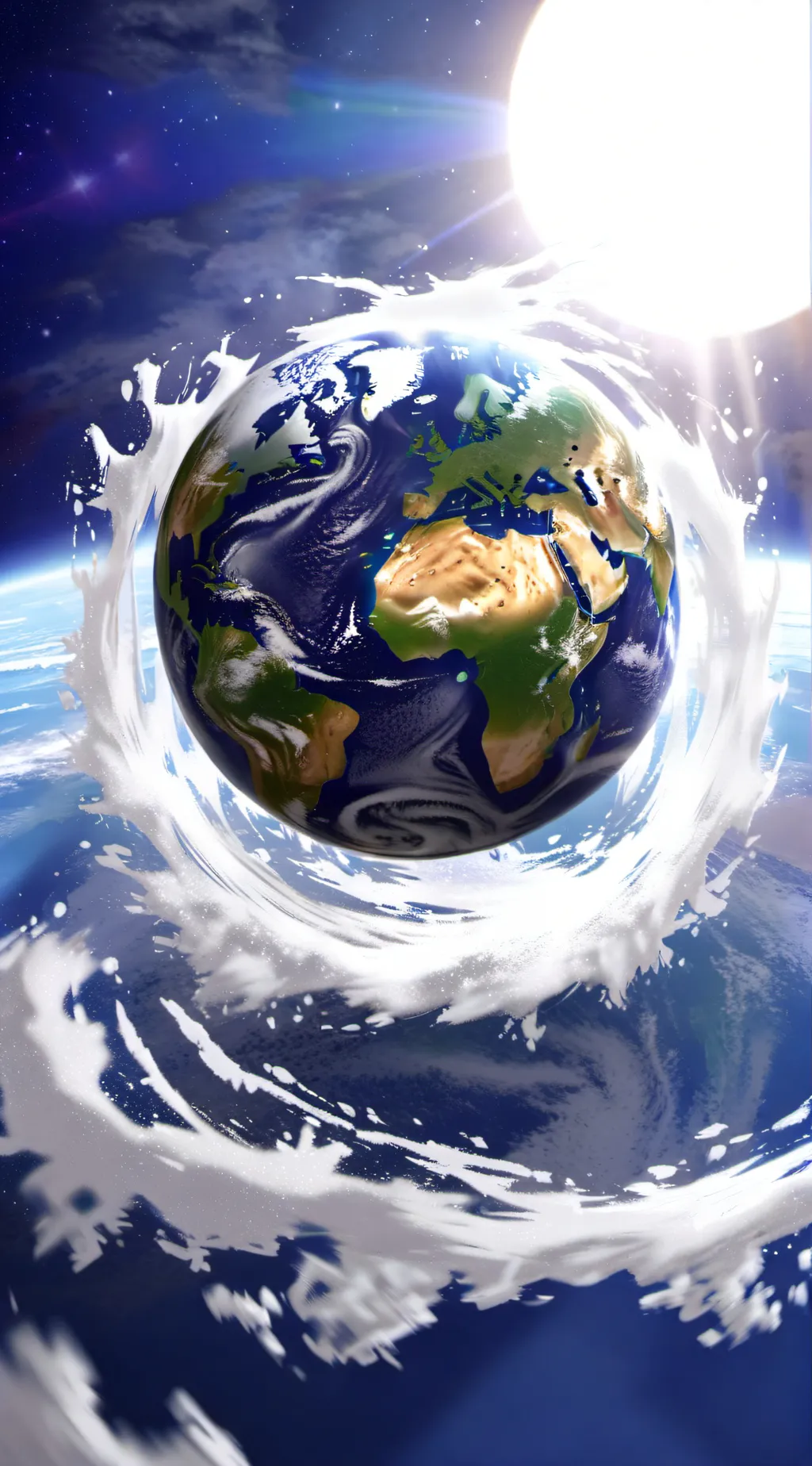 ai character: Earth background