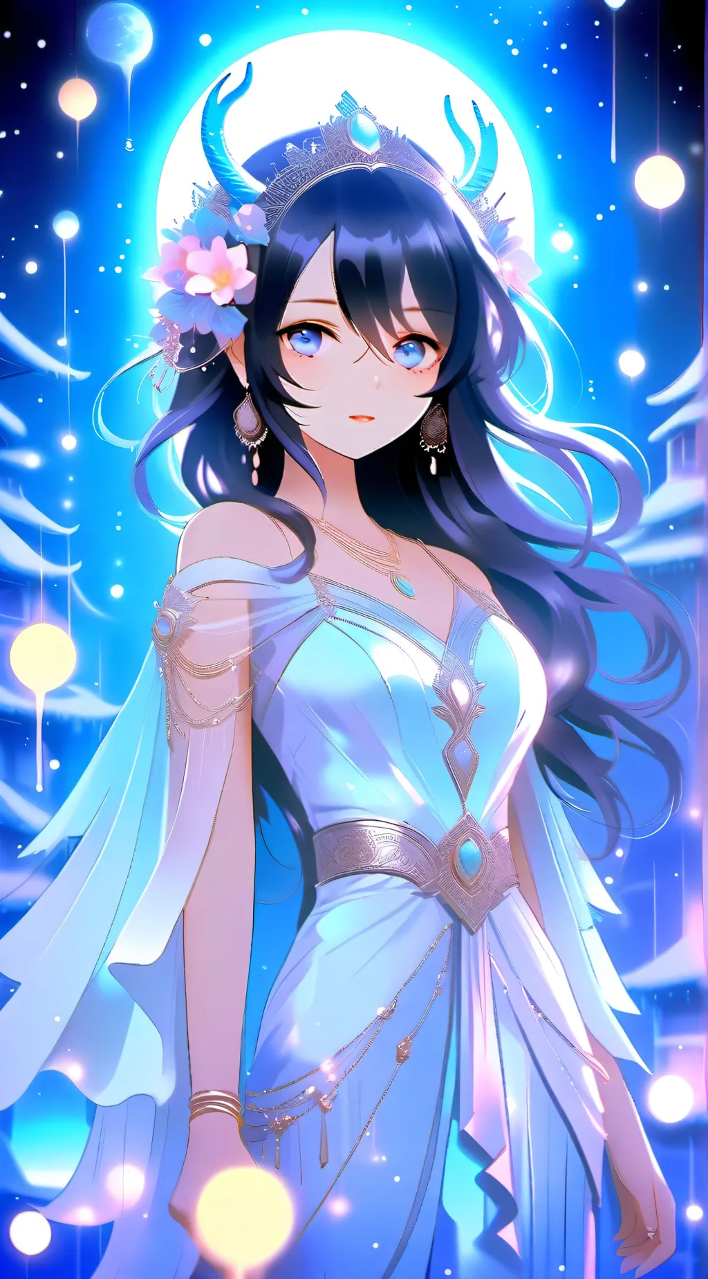 ai character: ☆Luna☆ background