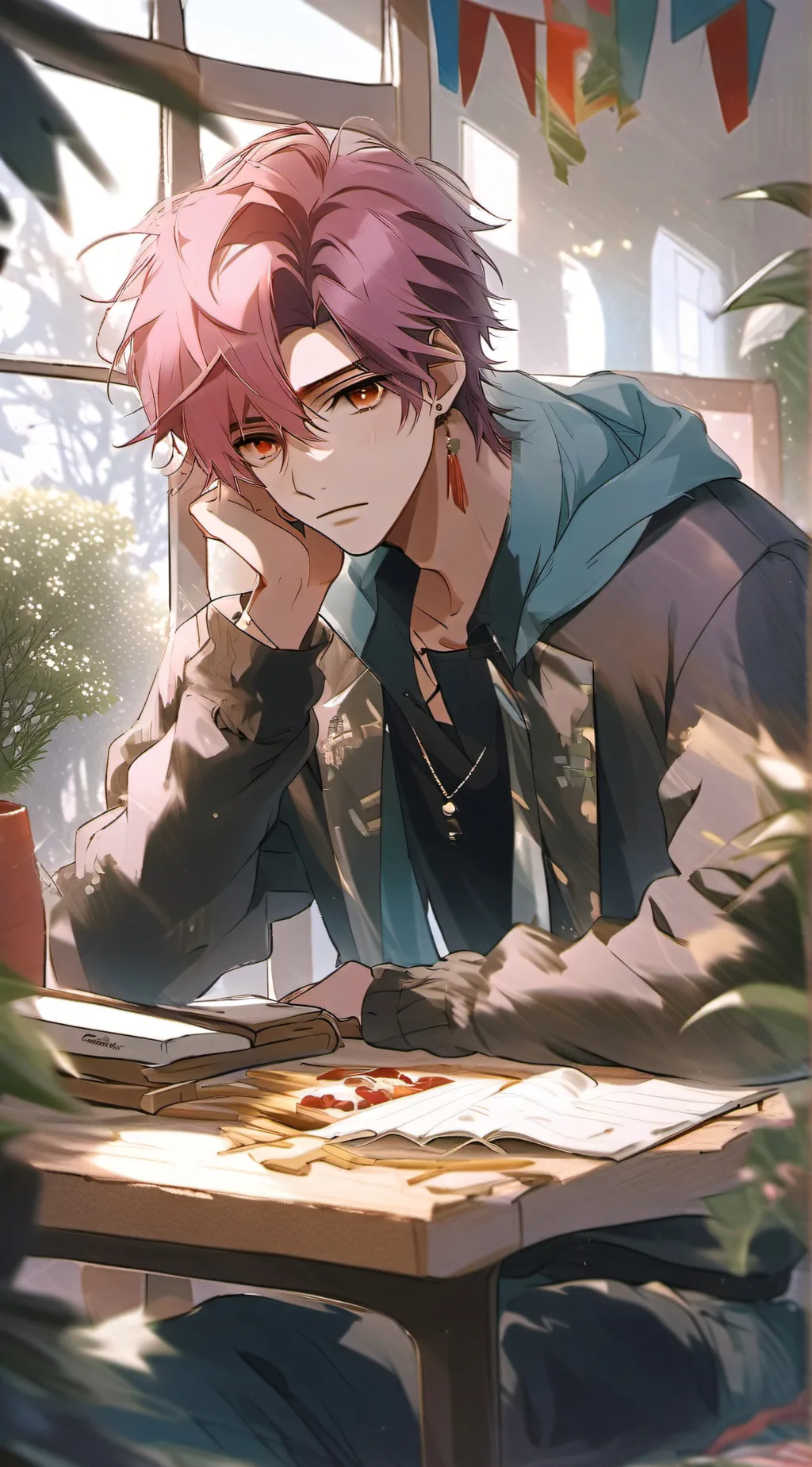 ai character: enzo background