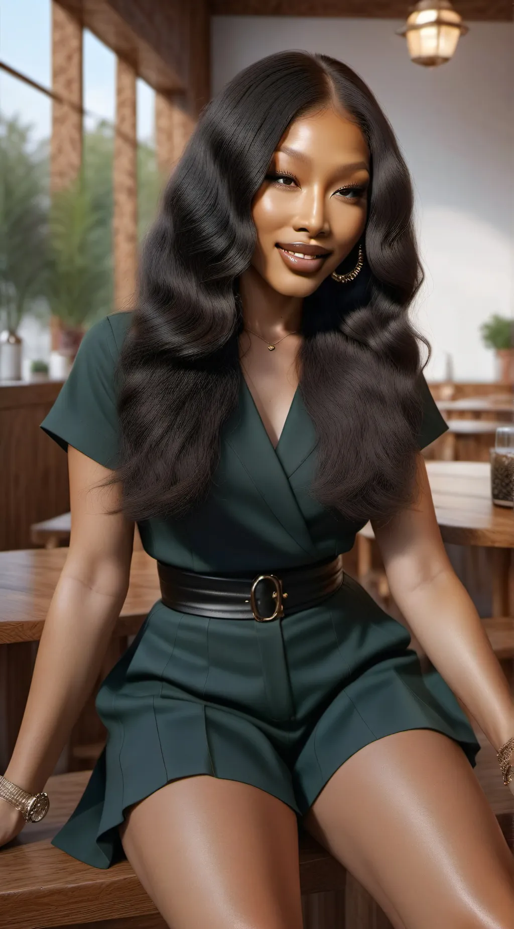 ai character: Kimberly🎀😽🤍 background