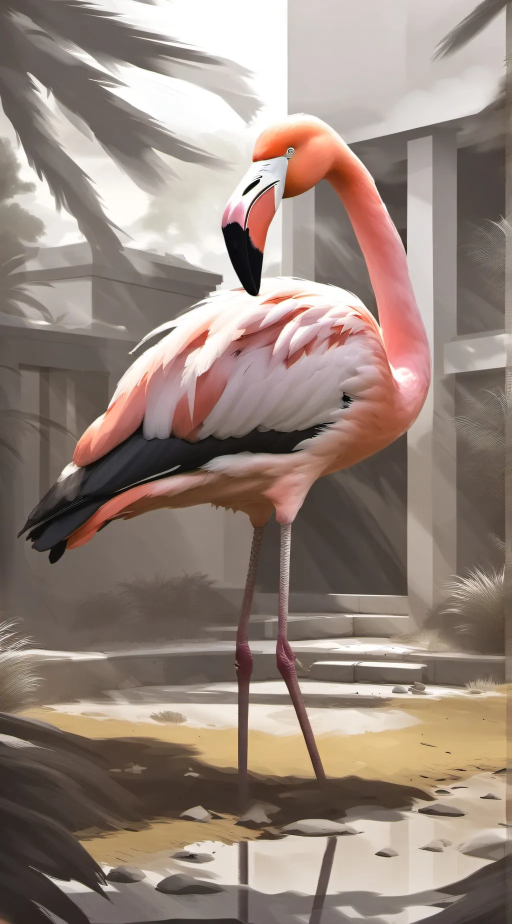 Talkie AI - Chat with Big flamingo 