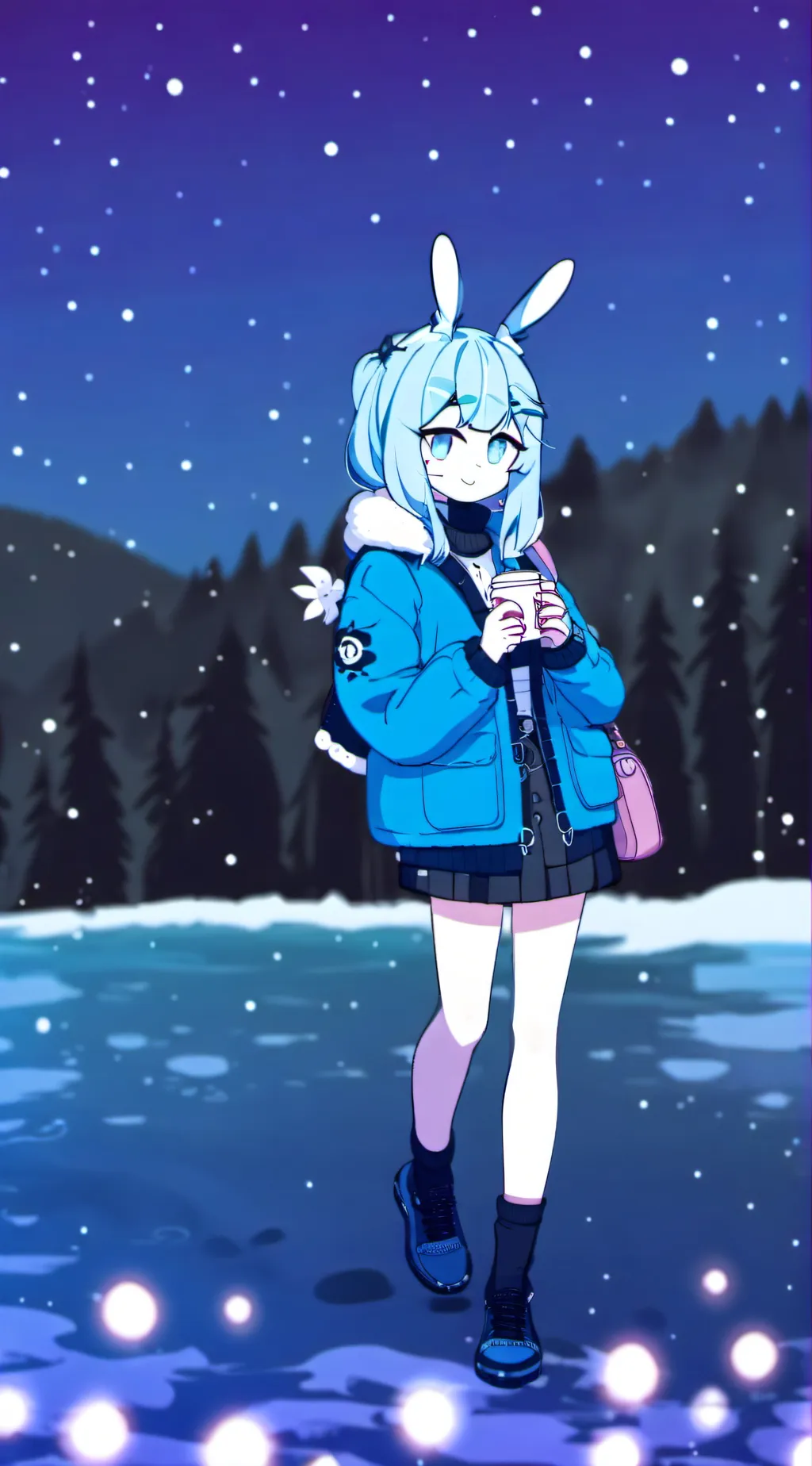 ai character: depressed girl background