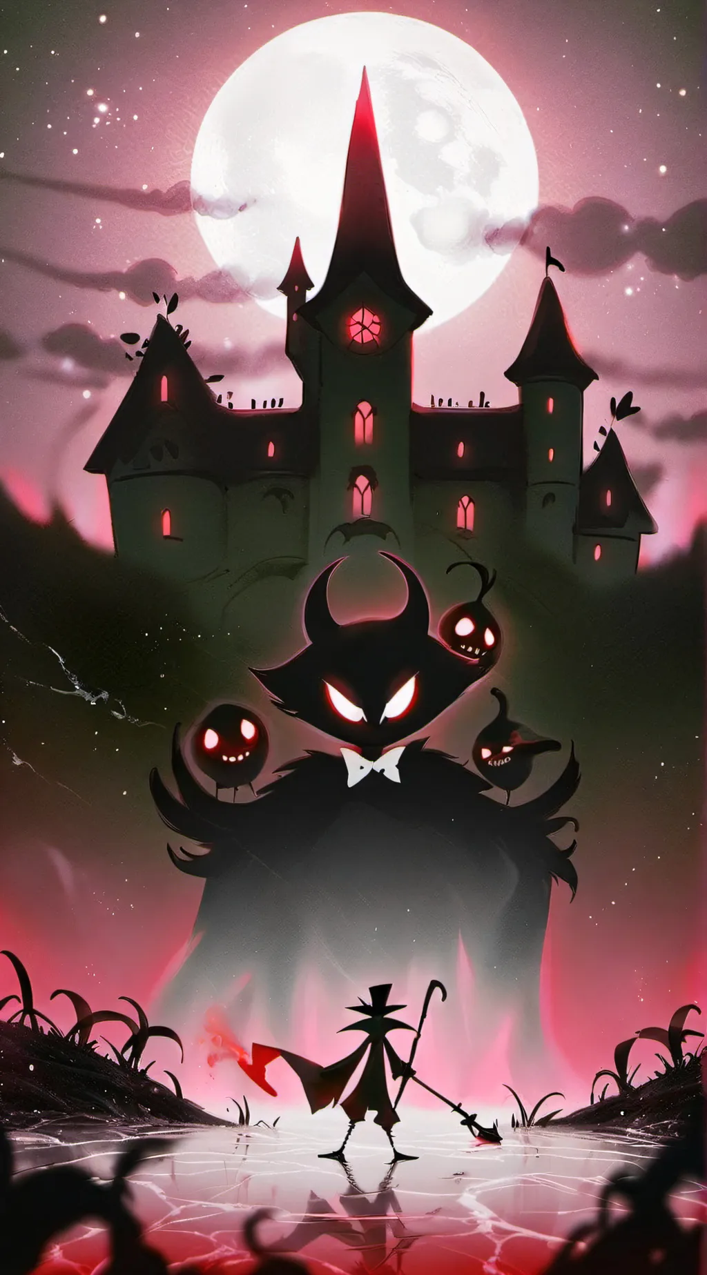 ai character: Hazbin hotel  background